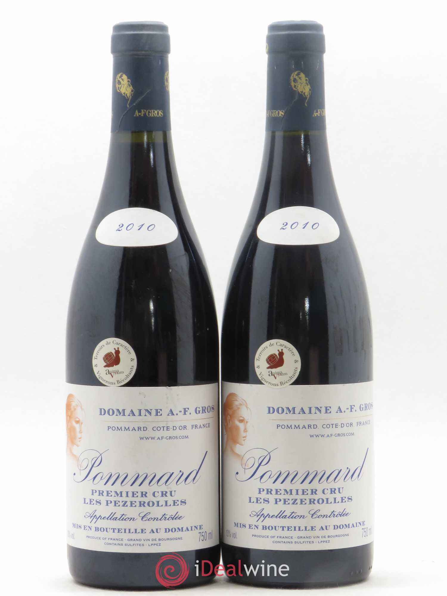 Pommard 1er Cru Les Pezerolles A.F Gros 2010 - Posten von 2 Flaschen - 0