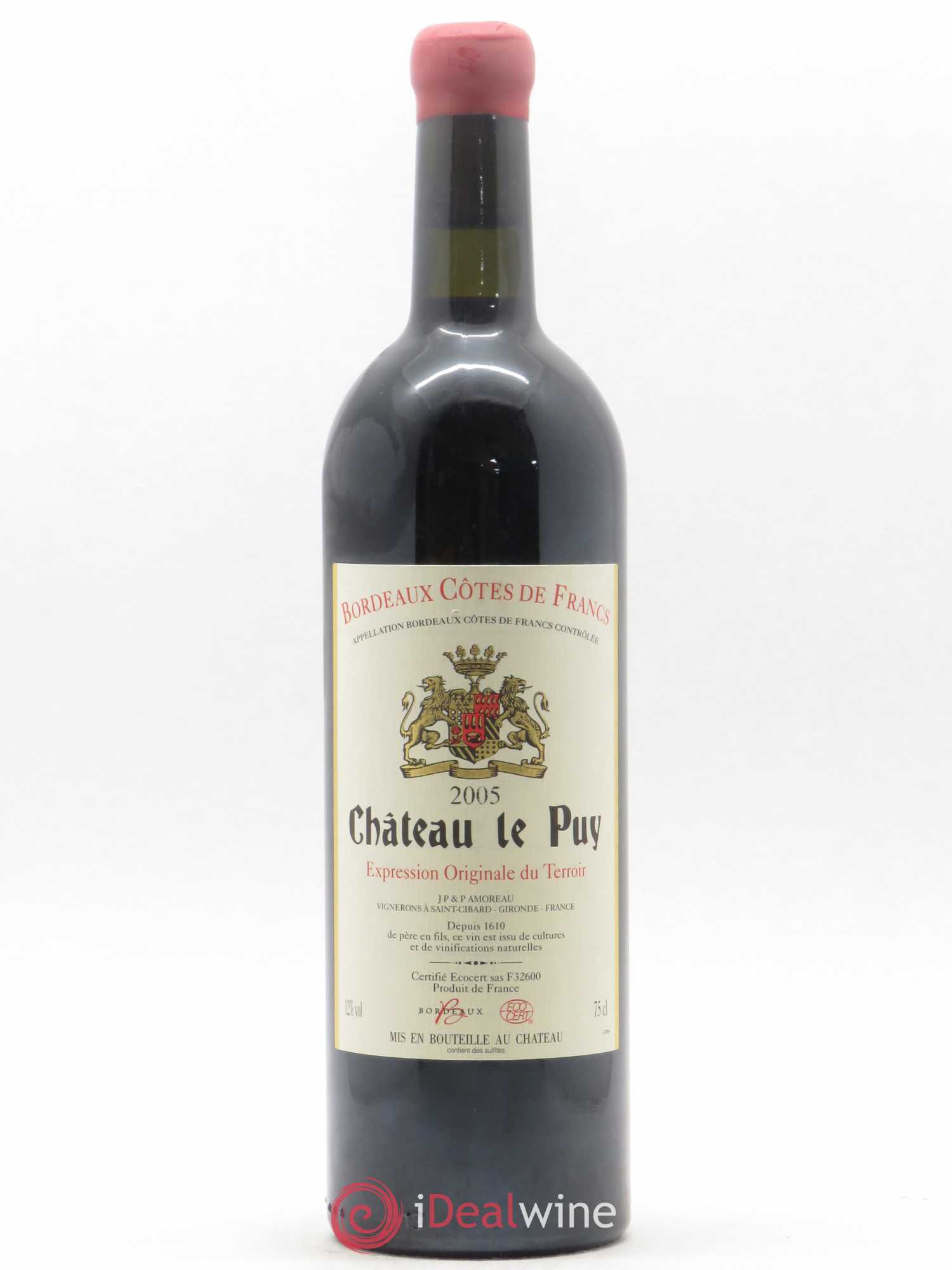 Le Puy - Cuvée Emilien 2005 - Lot de 1 bouteille - 0