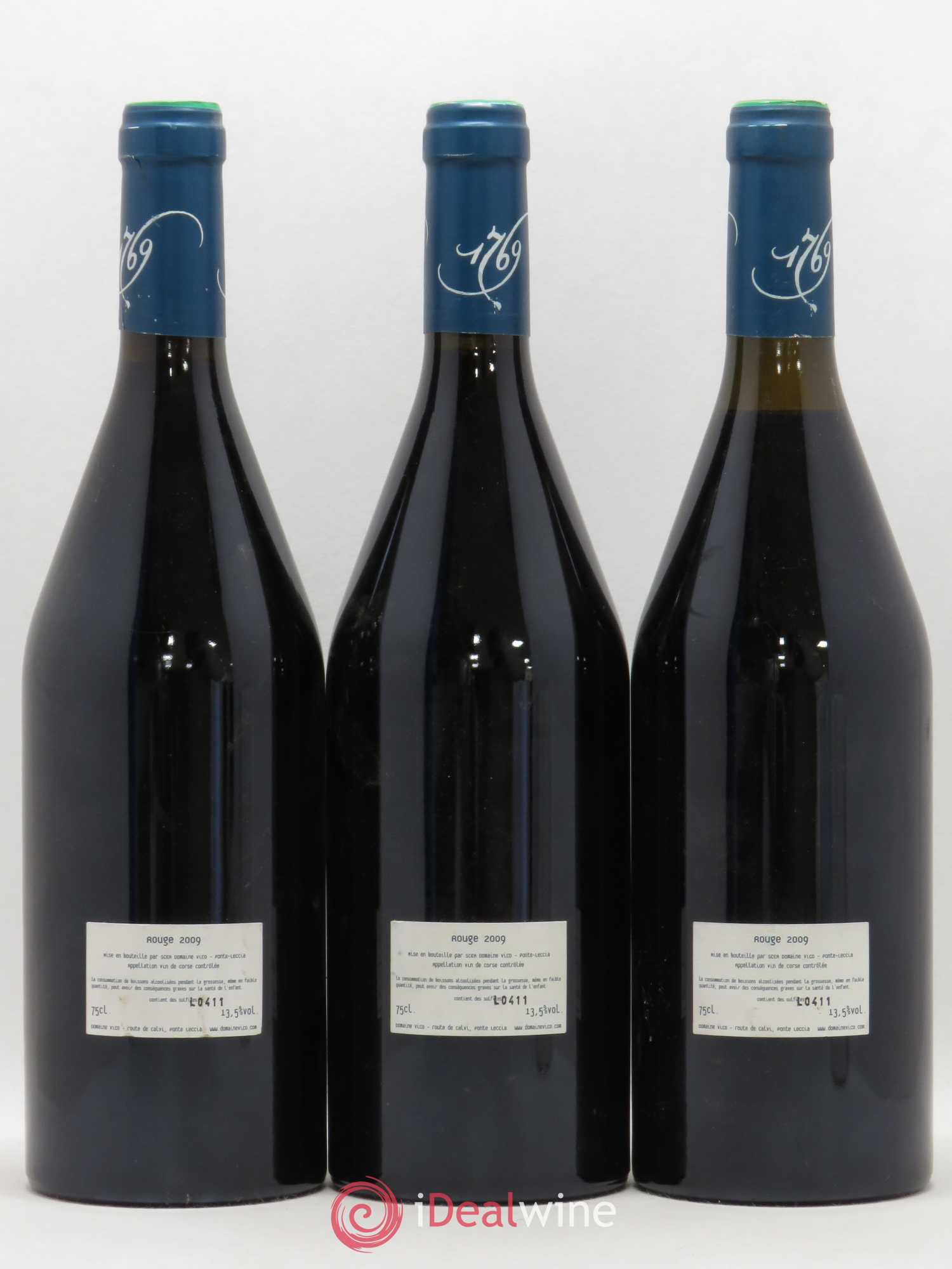 Vin de Corse Cuvée 1769 Domaine Vico 2009 - Posten von 3 Flaschen - 1