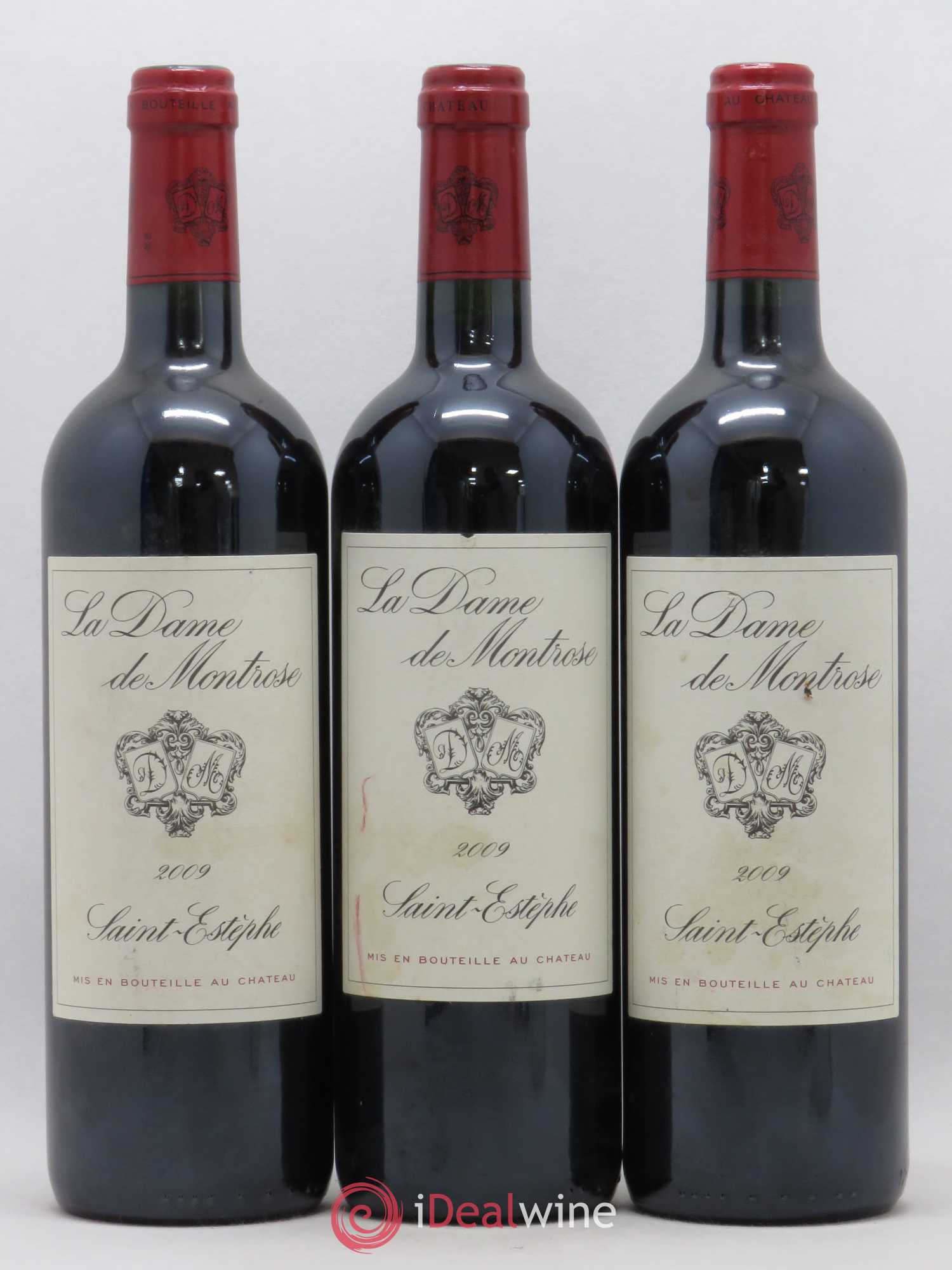 La Dame de Montrose Second Vin 2009 - Lot de 3 bouteilles - 0