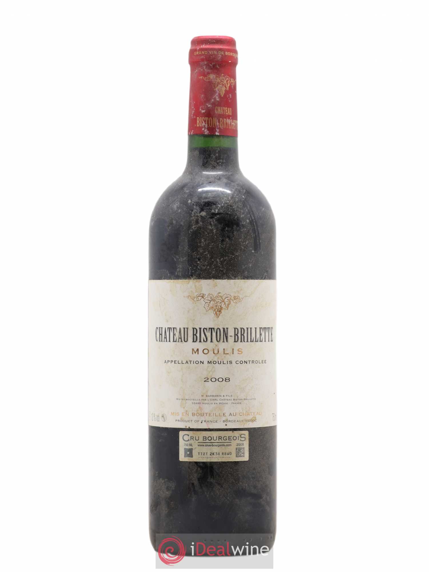Château Biston Brillette 2008 - Lot de 1 bouteille - 0