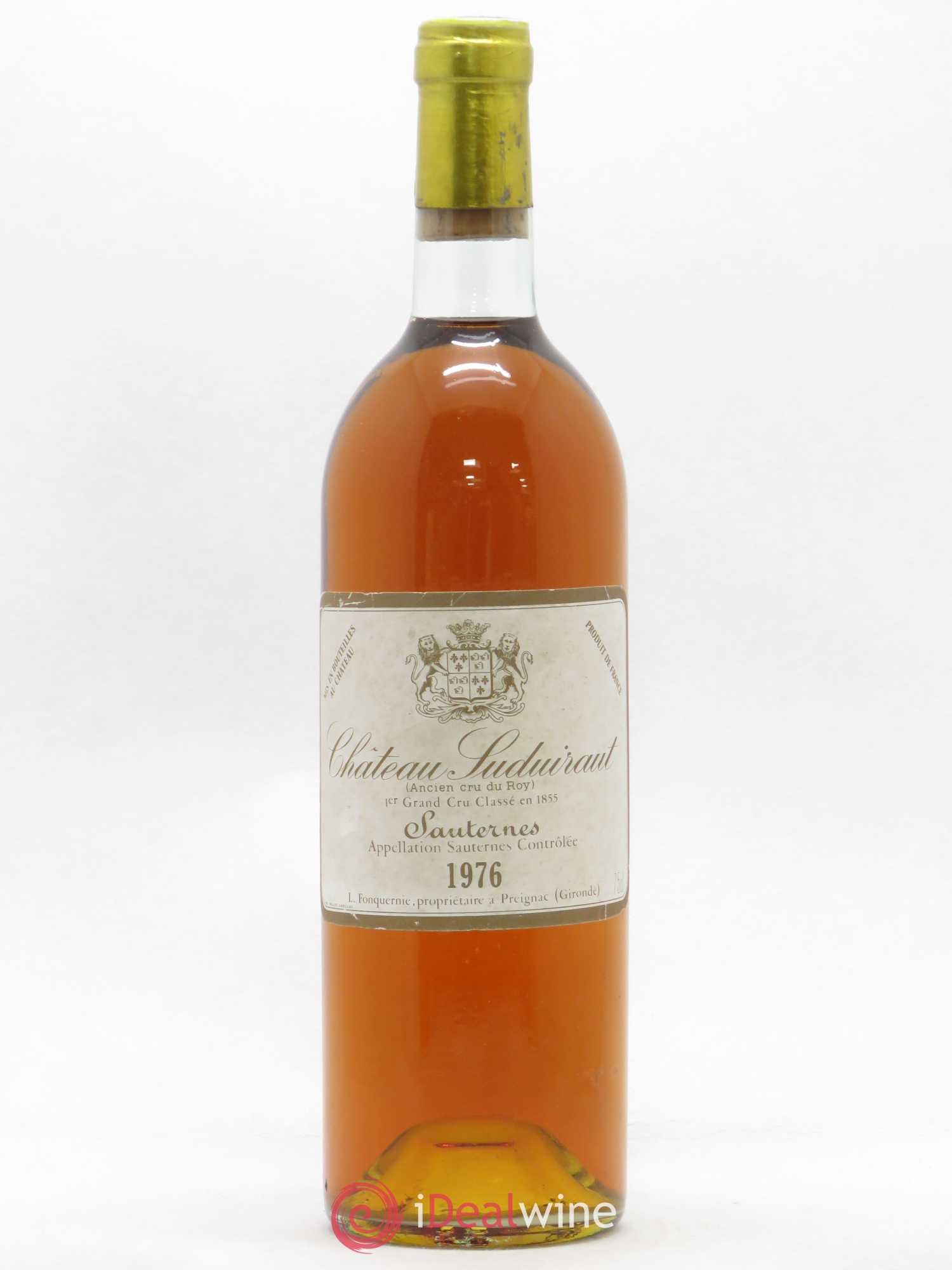 Château Suduiraut 1er Grand Cru Classé (senza prezzo di riserva) 1976 - Lotto di 1 bottiglia - 0