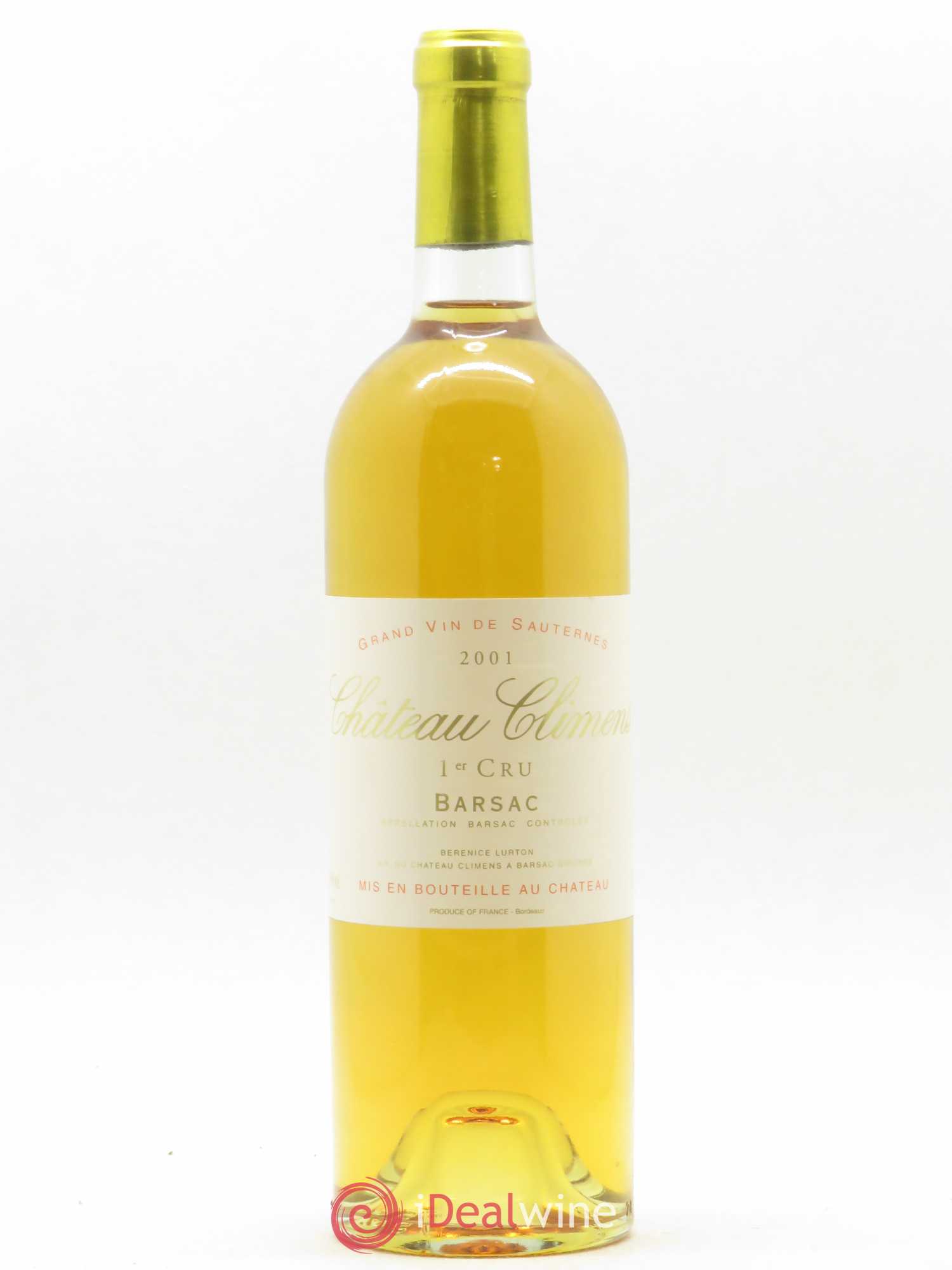 Château Climens 1er Grand Cru Classé 2001 - Lotto di 1 bottiglia - 0