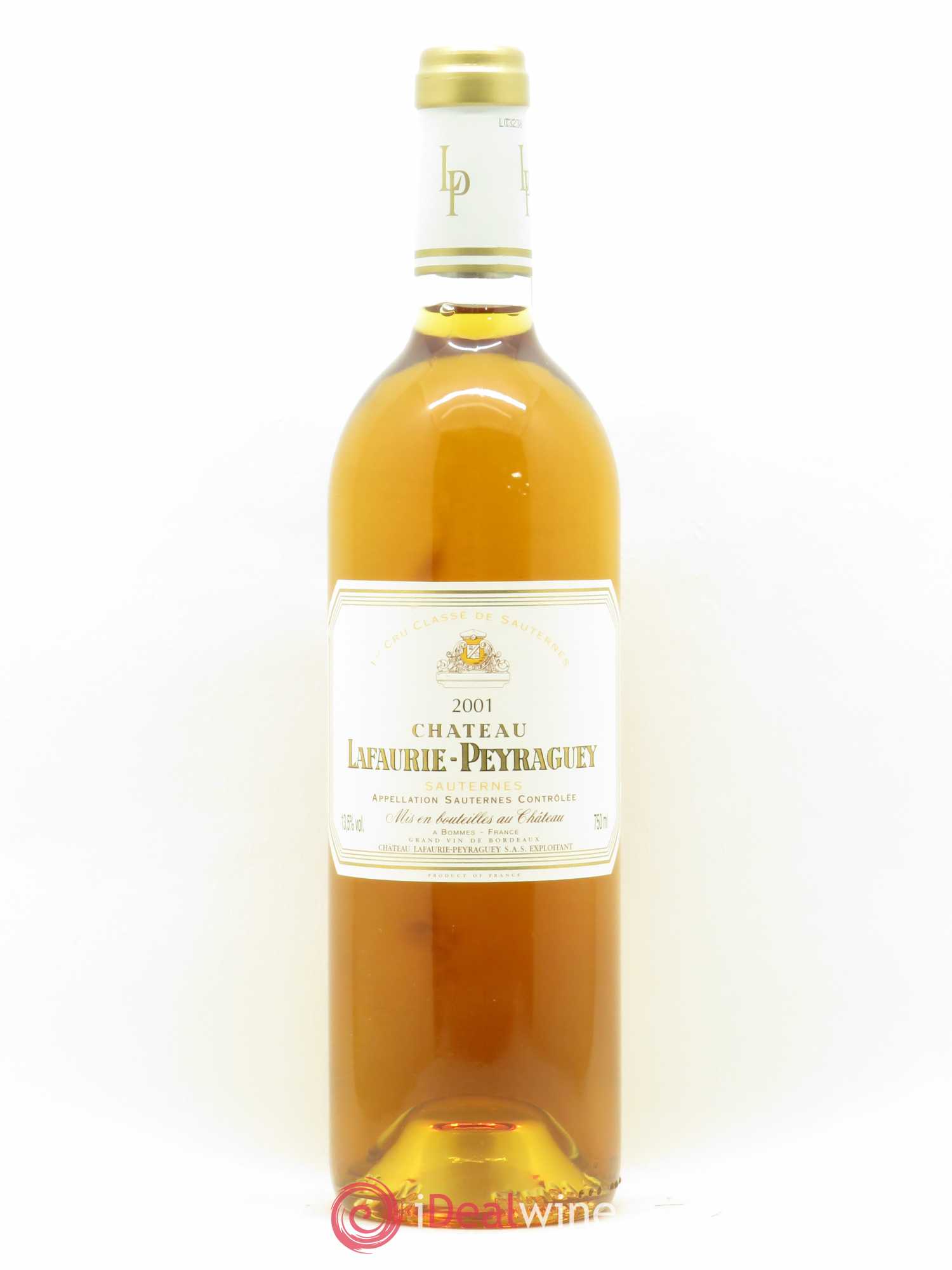Château Lafaurie-Peyraguey 1er Grand Cru Classé 2001 - Lotto di 1 bottiglia - 0