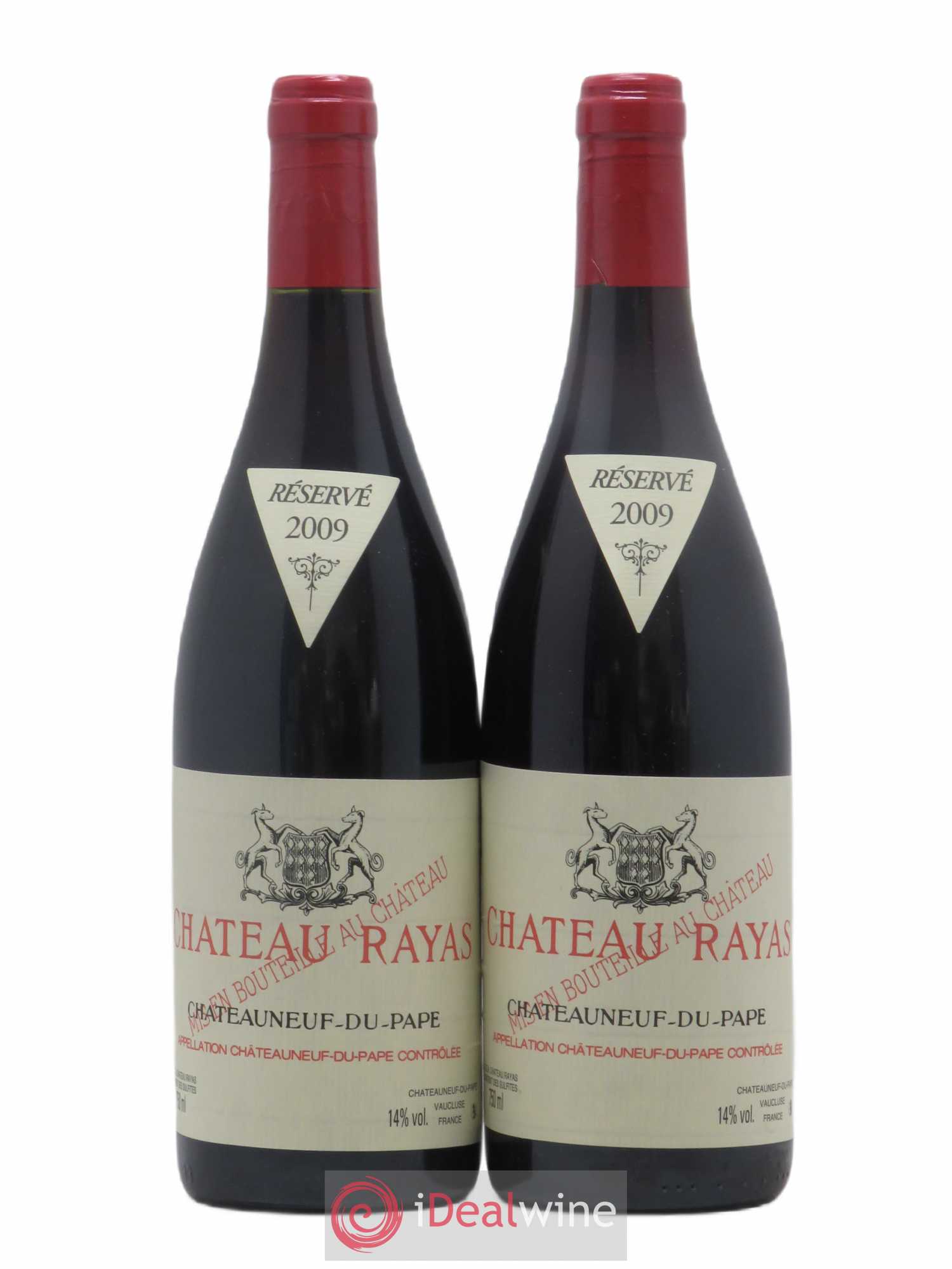 Châteauneuf-du-Pape Château Rayas Emmanuel Reynaud 2009 - Lot de 2 bouteilles - 0