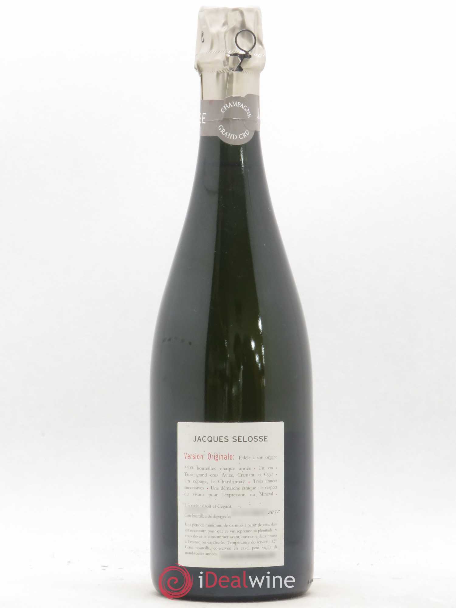 Version Originale Jacques Selosse - Posten von 1 Flasche - 1