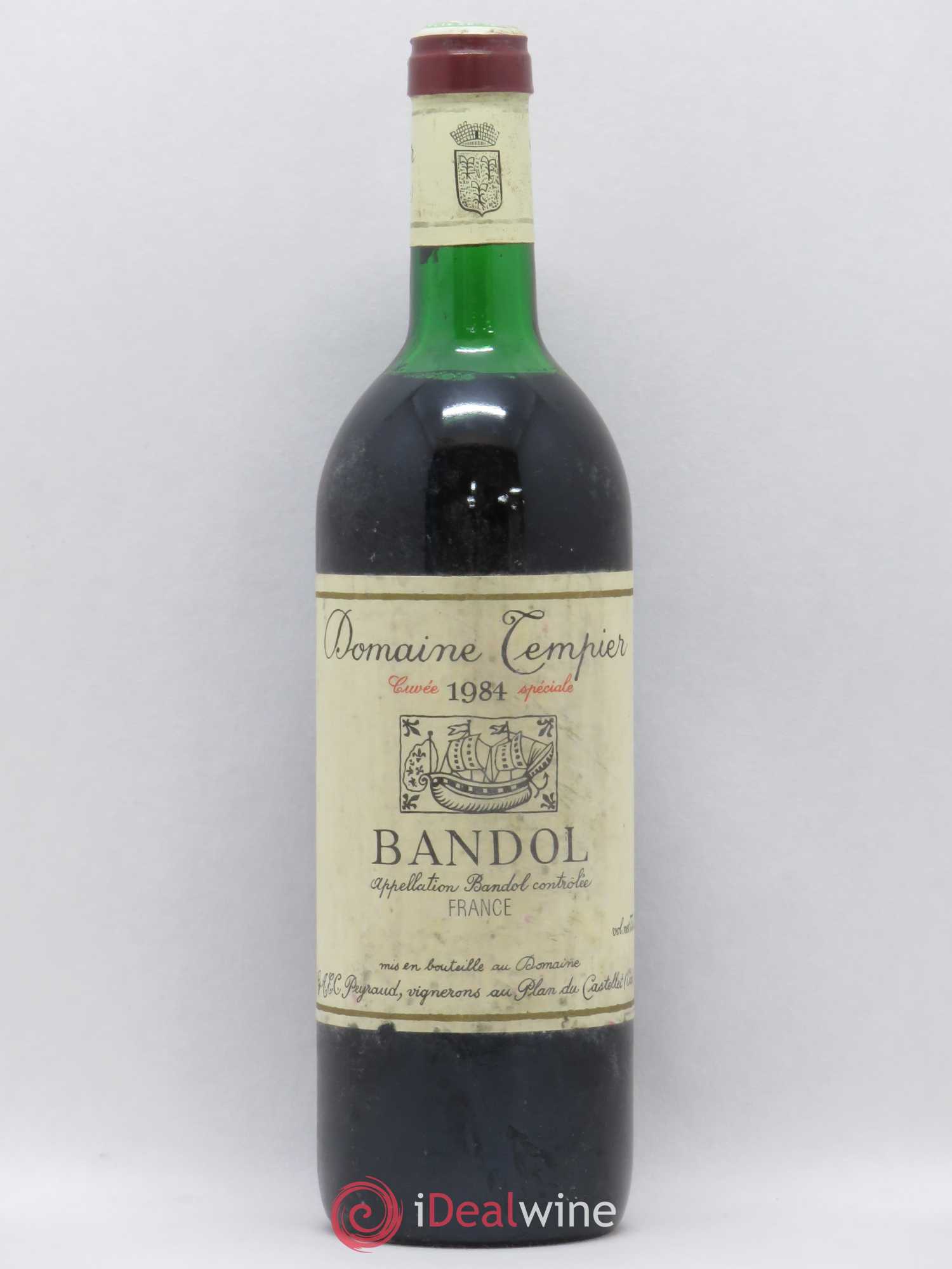 Bandol Domaine Tempier Cuvée spéciale Famille Peyraud 1984 - Lot de 1 bouteille - 0