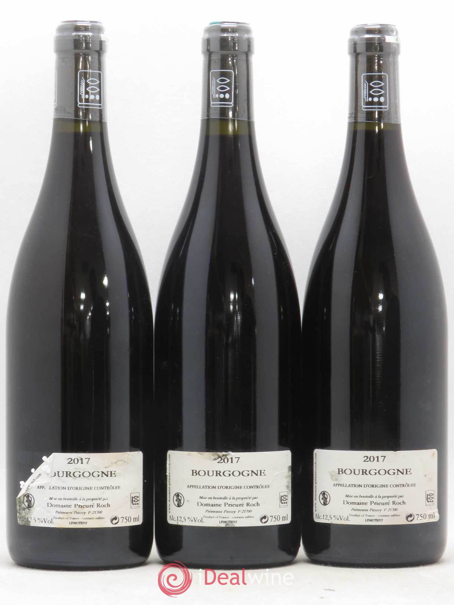 Bourgogne Pinoterie Prieuré Roch Pure 2017 - Lot de 3 bouteilles - 1