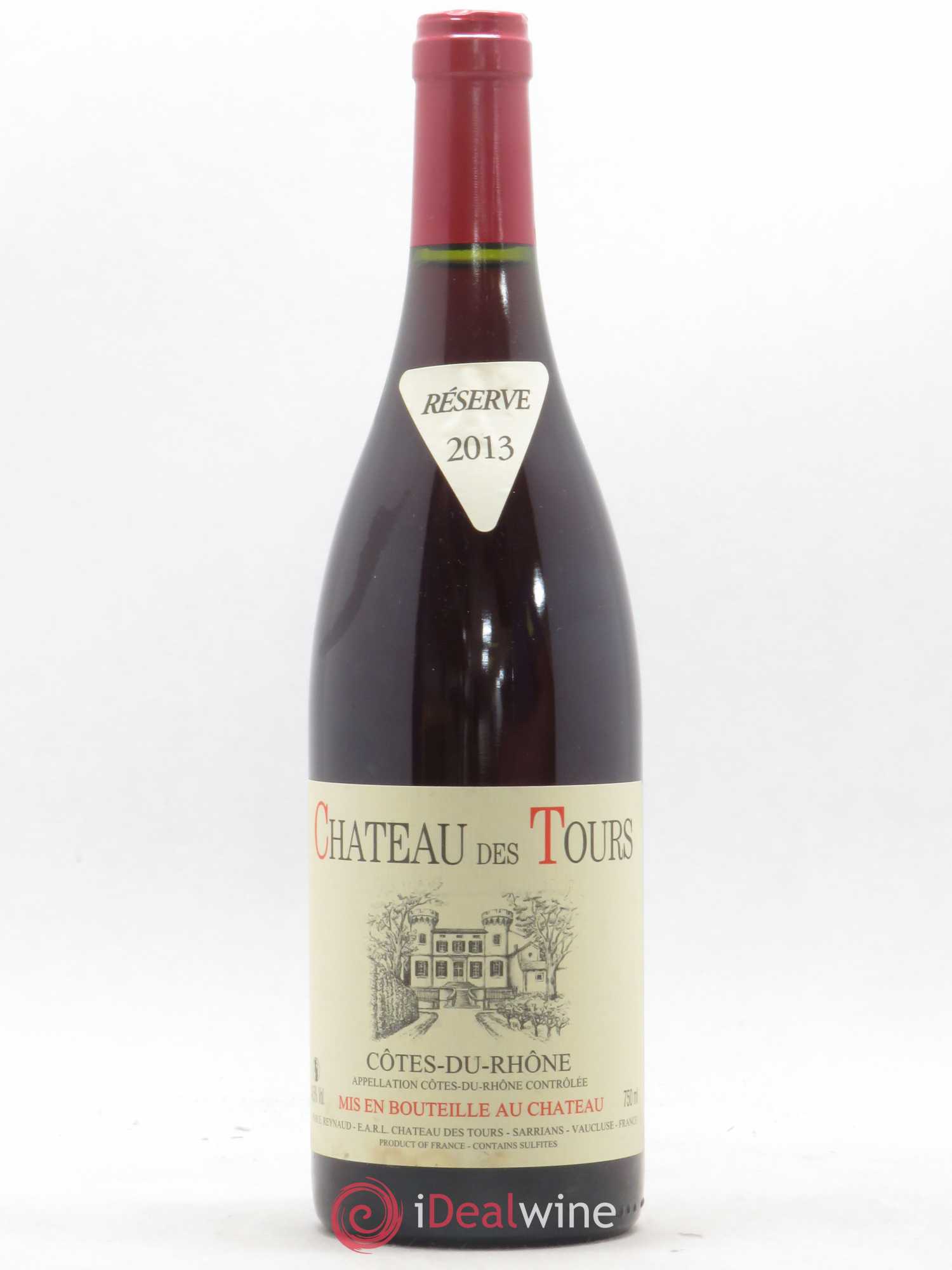 Côtes-du-Rhône Château des Tours Emmanuel Reynaud 2013 - Lot de 1 bouteille - 0