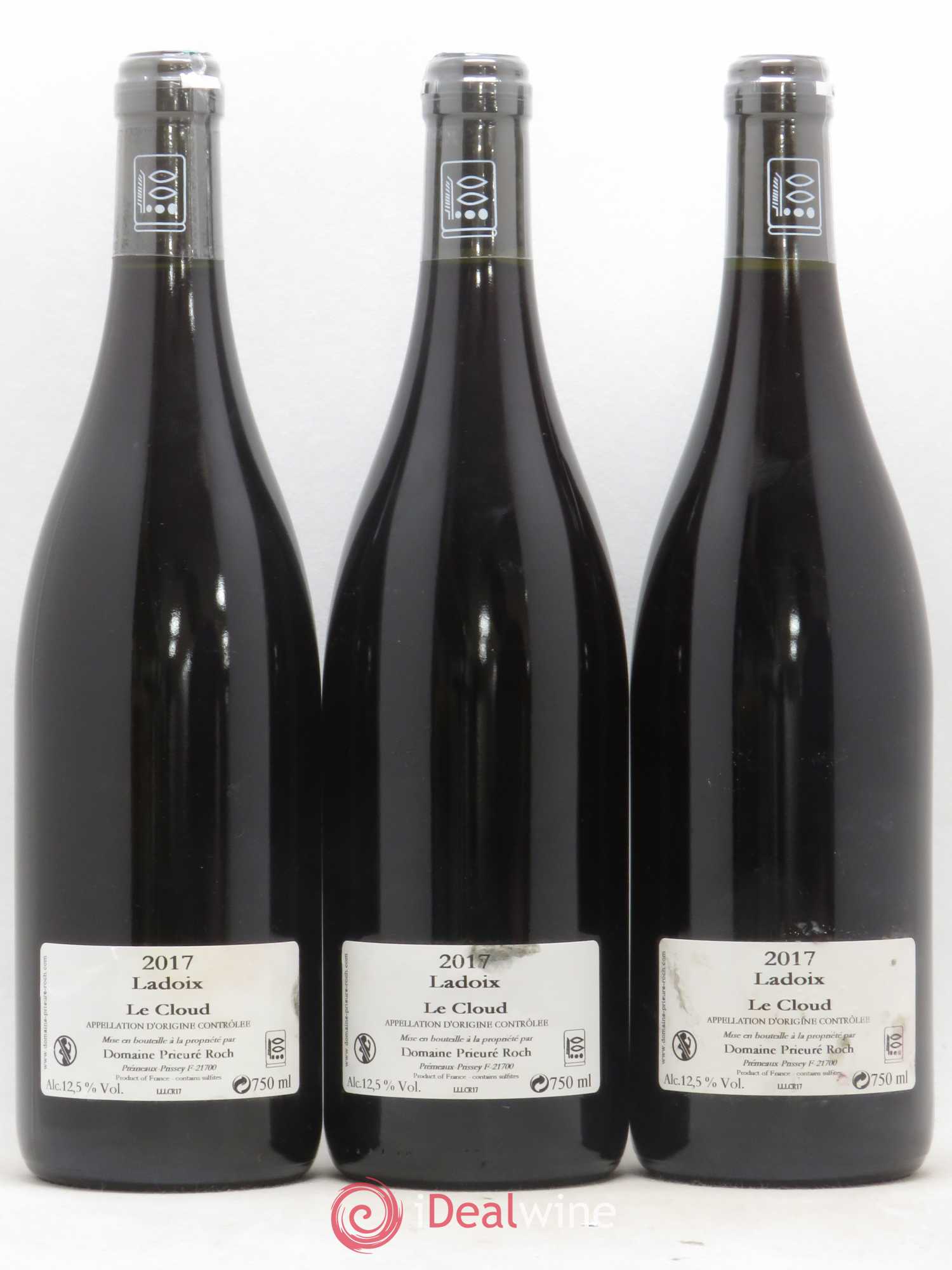 Ladoix Le Cloud Prieuré Roch 2017 - Lot de 3 bouteilles - 1