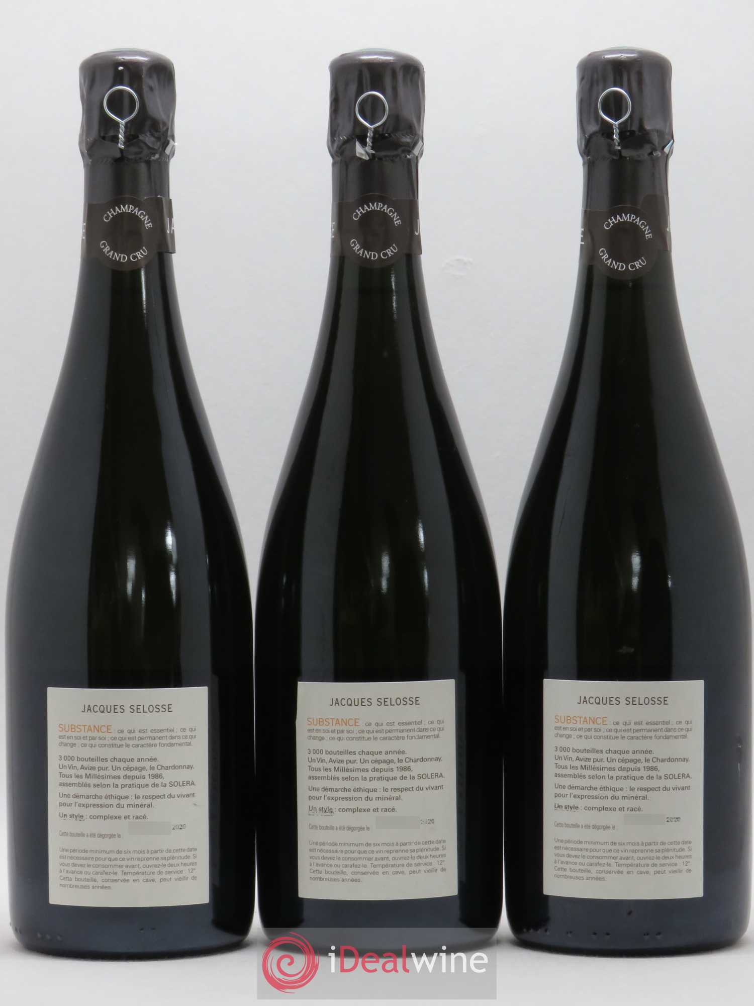 Substance Jacques Selosse - Lot de 3 bouteilles - 1