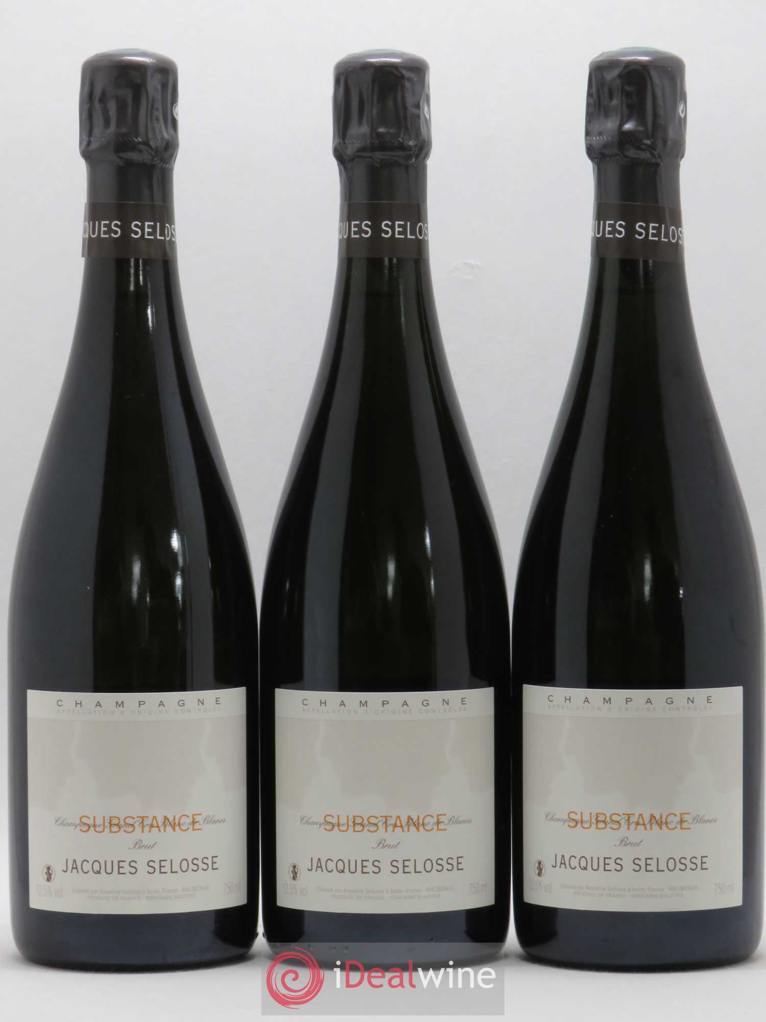 Substance Jacques Selosse - Lot de 3 bouteilles - 0