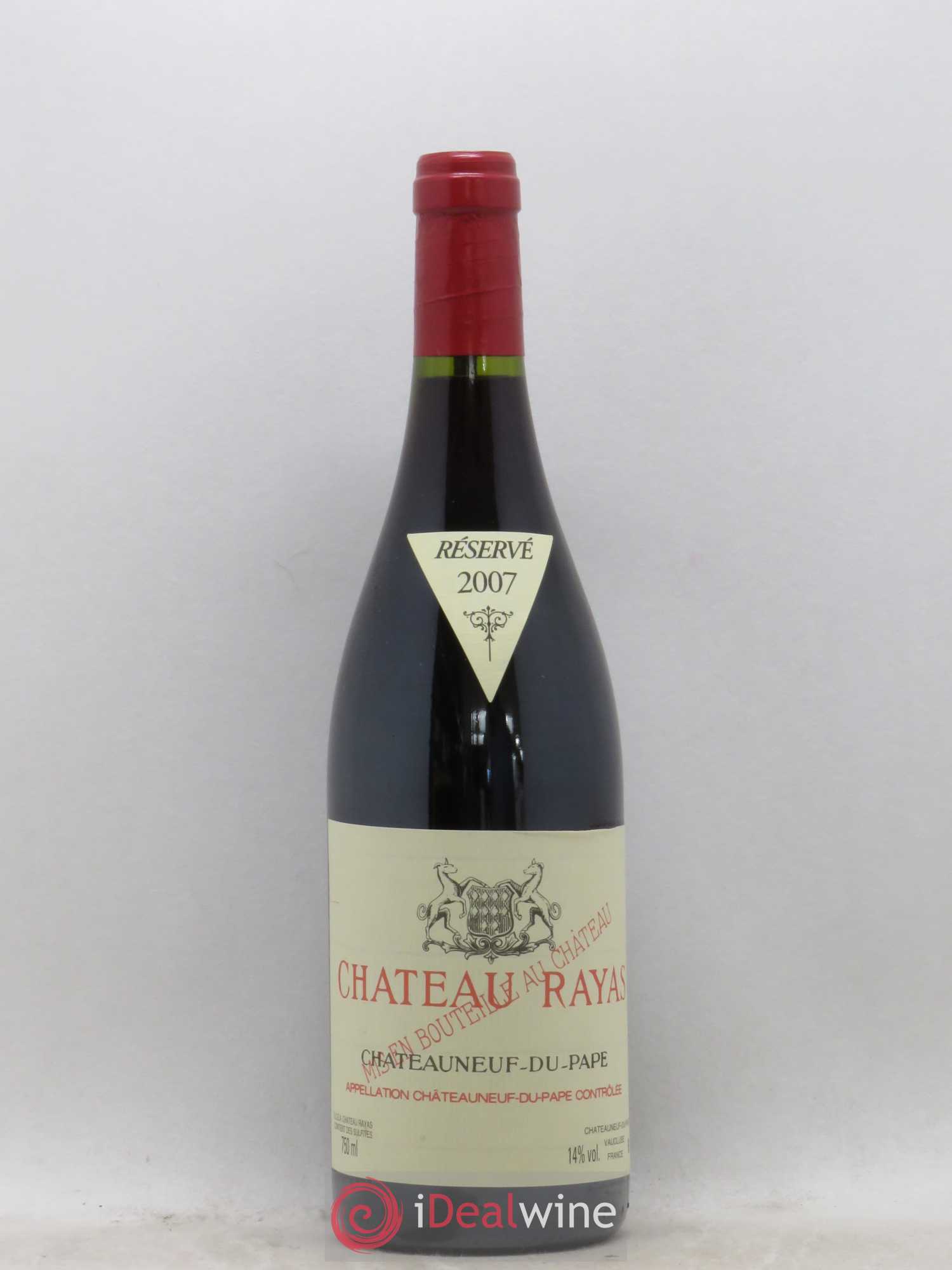 Châteauneuf-du-Pape Château Rayas Emmanuel Reynaud 2007 - Lot de 1 bouteille - 0