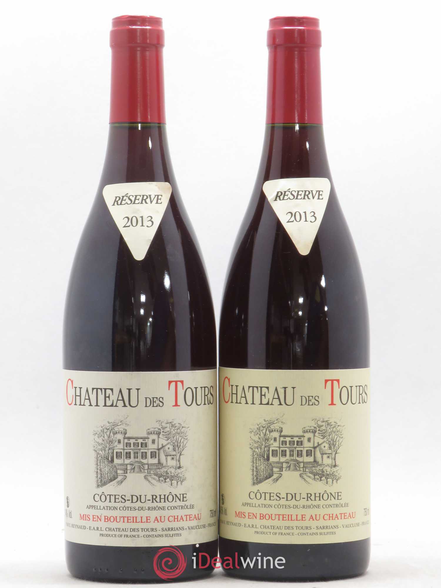 Côtes-du-Rhône Château des Tours Emmanuel Reynaud 2013 - Lot de 2 bouteilles - 0