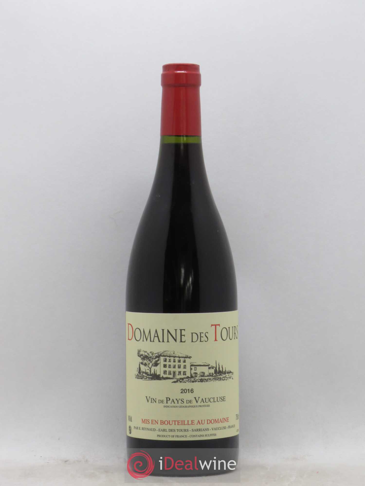 Vaucluse (Vin de Pays de Vaucluse) Domaine des Tours Emmanuel Reynaud 2016 - Lot de 1 bouteille - 0