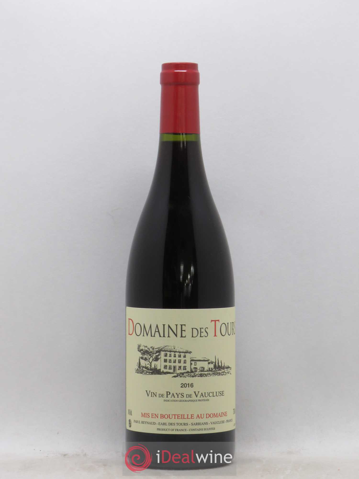 Vaucluse (Vin de Pays de Vaucluse) Domaine des Tours Emmanuel Reynaud 2016 - Lot de 1 bouteille - 0