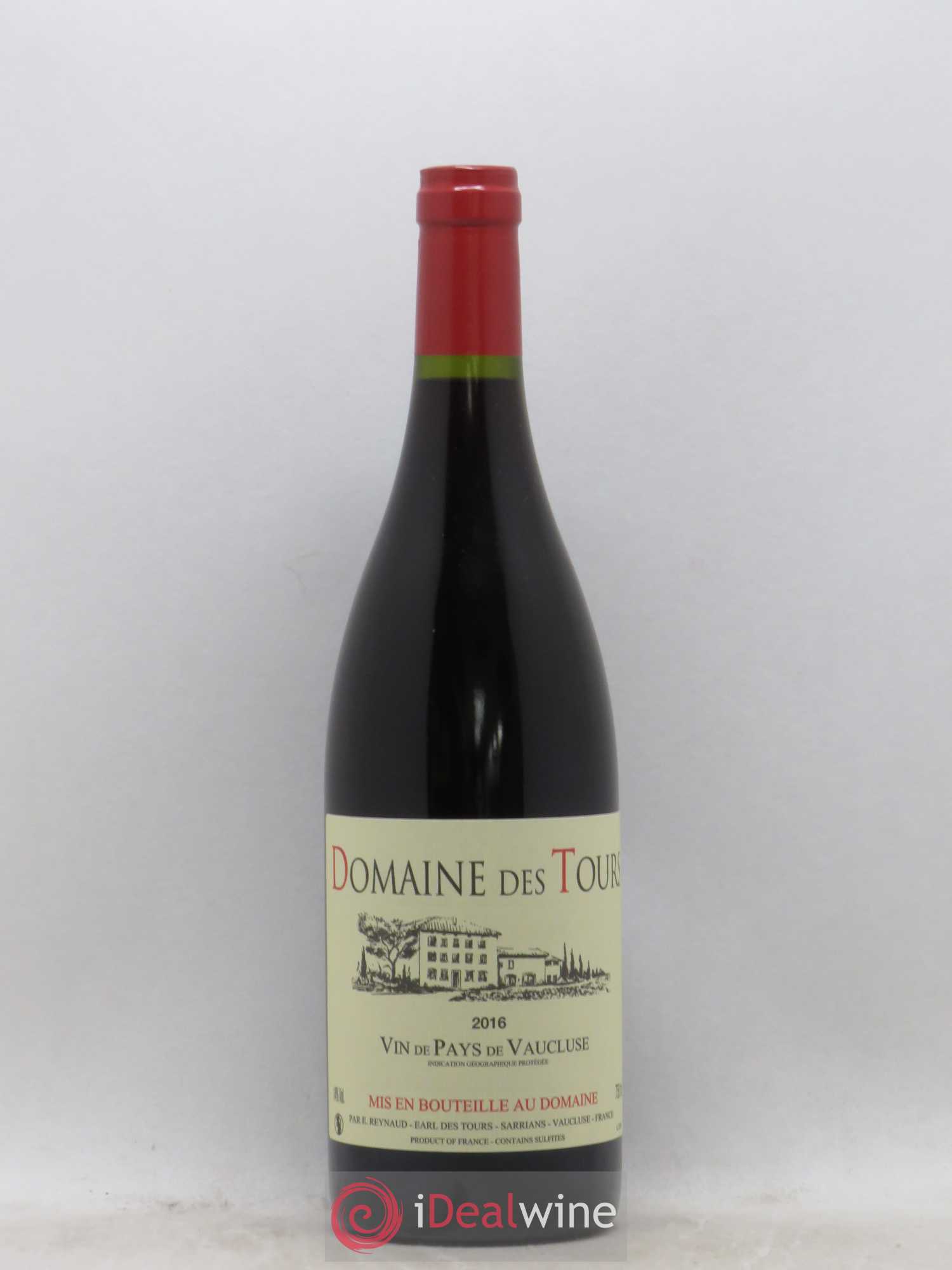 Vaucluse (Vin de Pays de Vaucluse) Domaine des Tours Emmanuel Reynaud 2016 - Lot de 1 bouteille - 0
