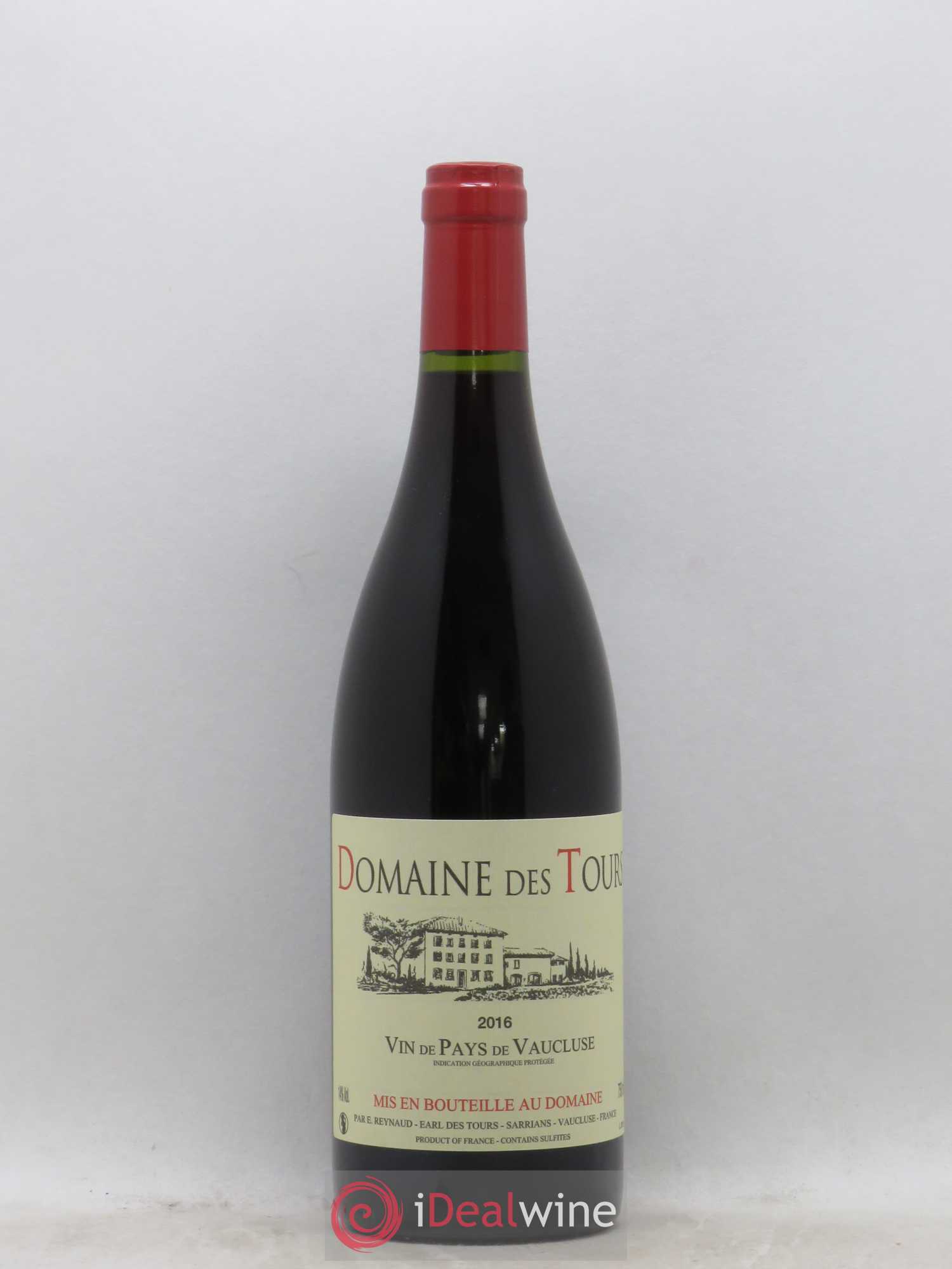 Vaucluse (Vin de Pays de Vaucluse) Domaine des Tours Emmanuel Reynaud 2016 - Lot de 1 bouteille - 0