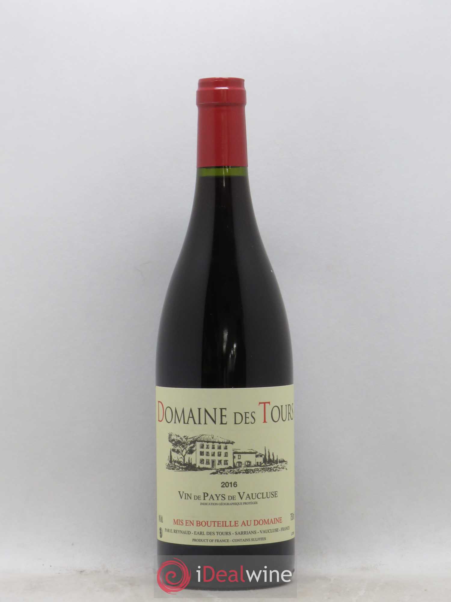 Vaucluse (Vin de Pays de Vaucluse) Domaine des Tours Emmanuel Reynaud 2016 - Lot de 1 bouteille - 0