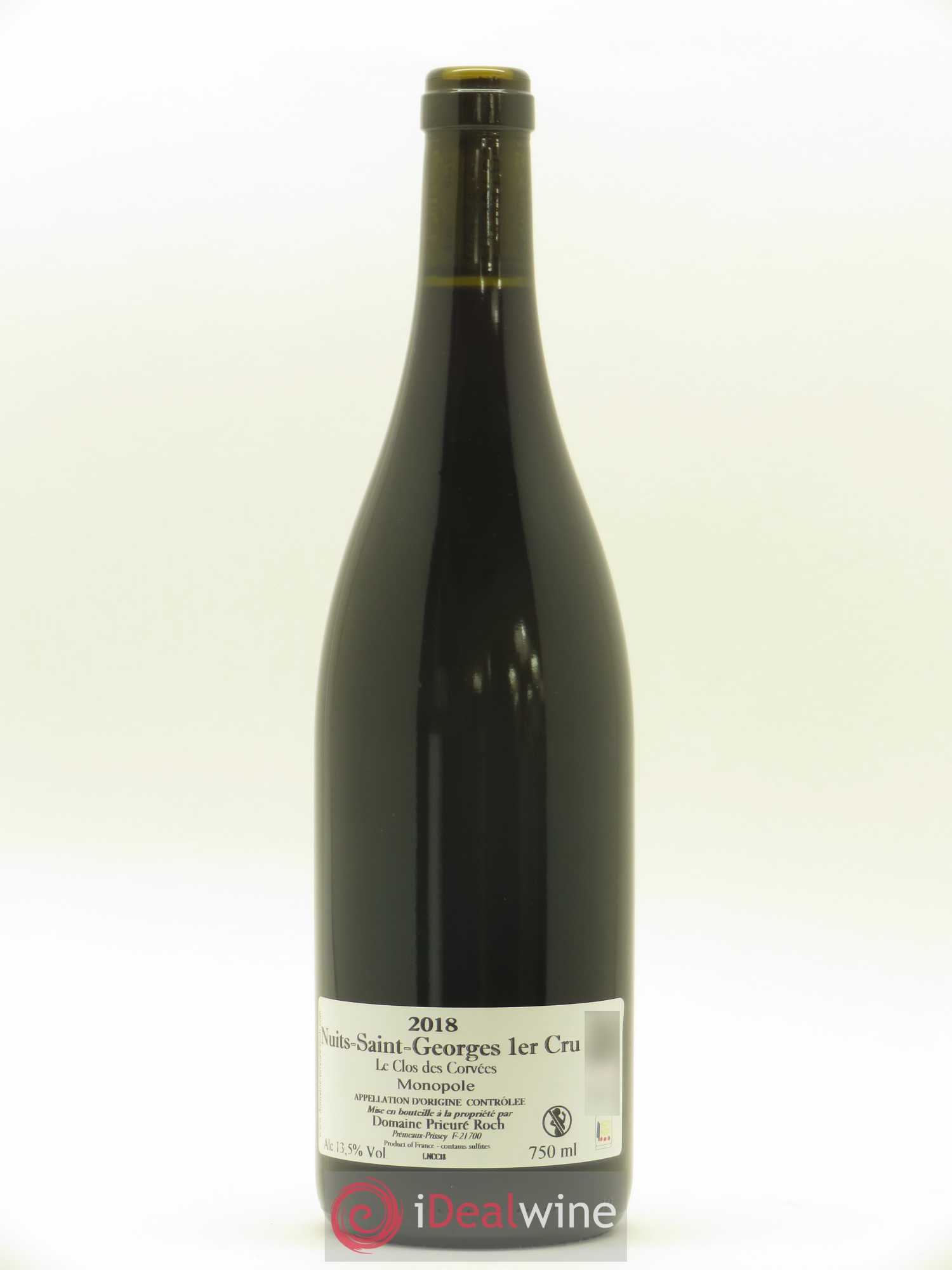 Nuits-Saint-Georges 1er Cru Le Clos des Corvées Prieuré Roch 2018 - Lot de 1 bouteille - 1