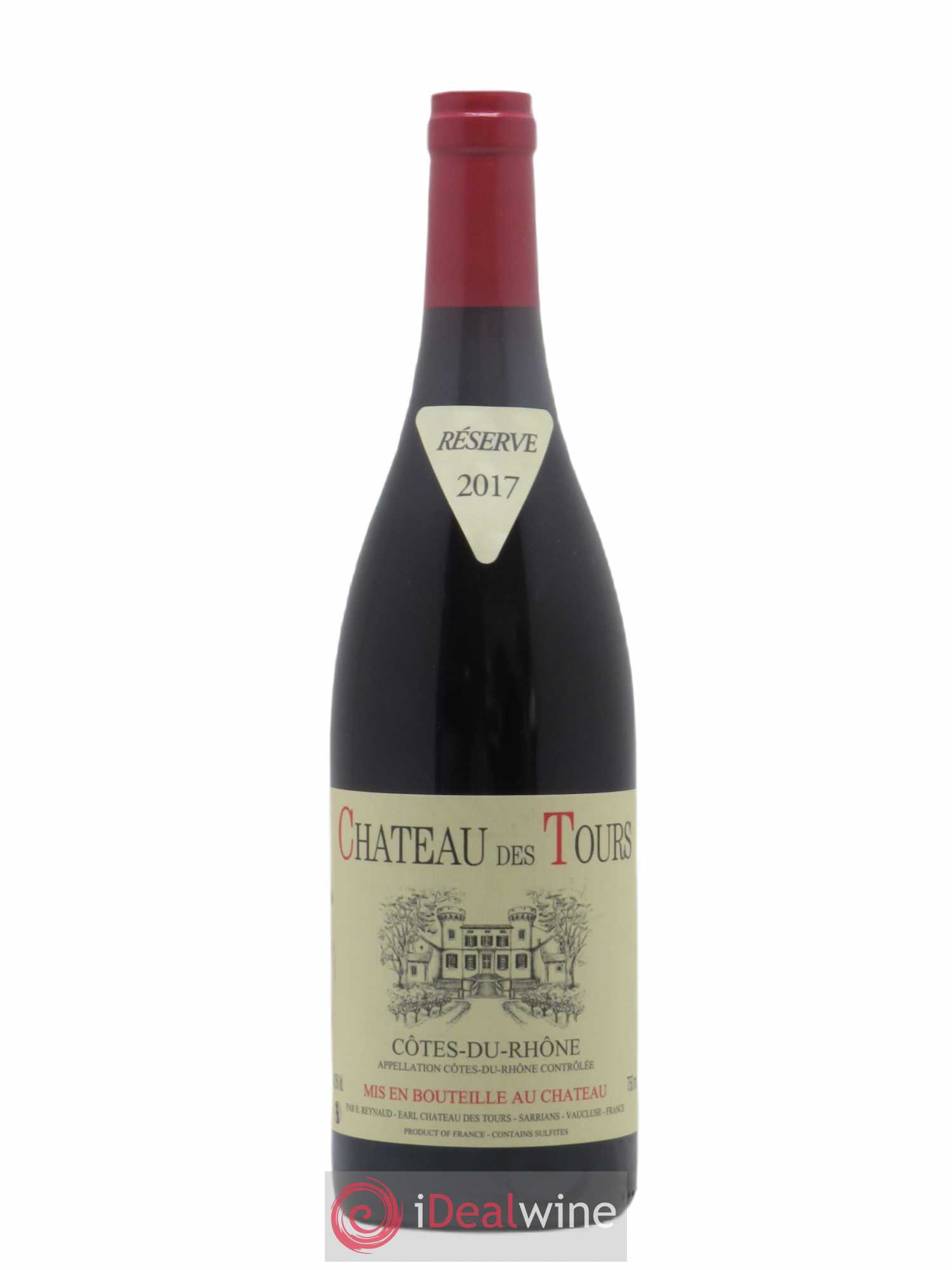 Côtes-du-Rhône Château des Tours Emmanuel Reynaud 2017 - Lot de 1 bouteille - 0