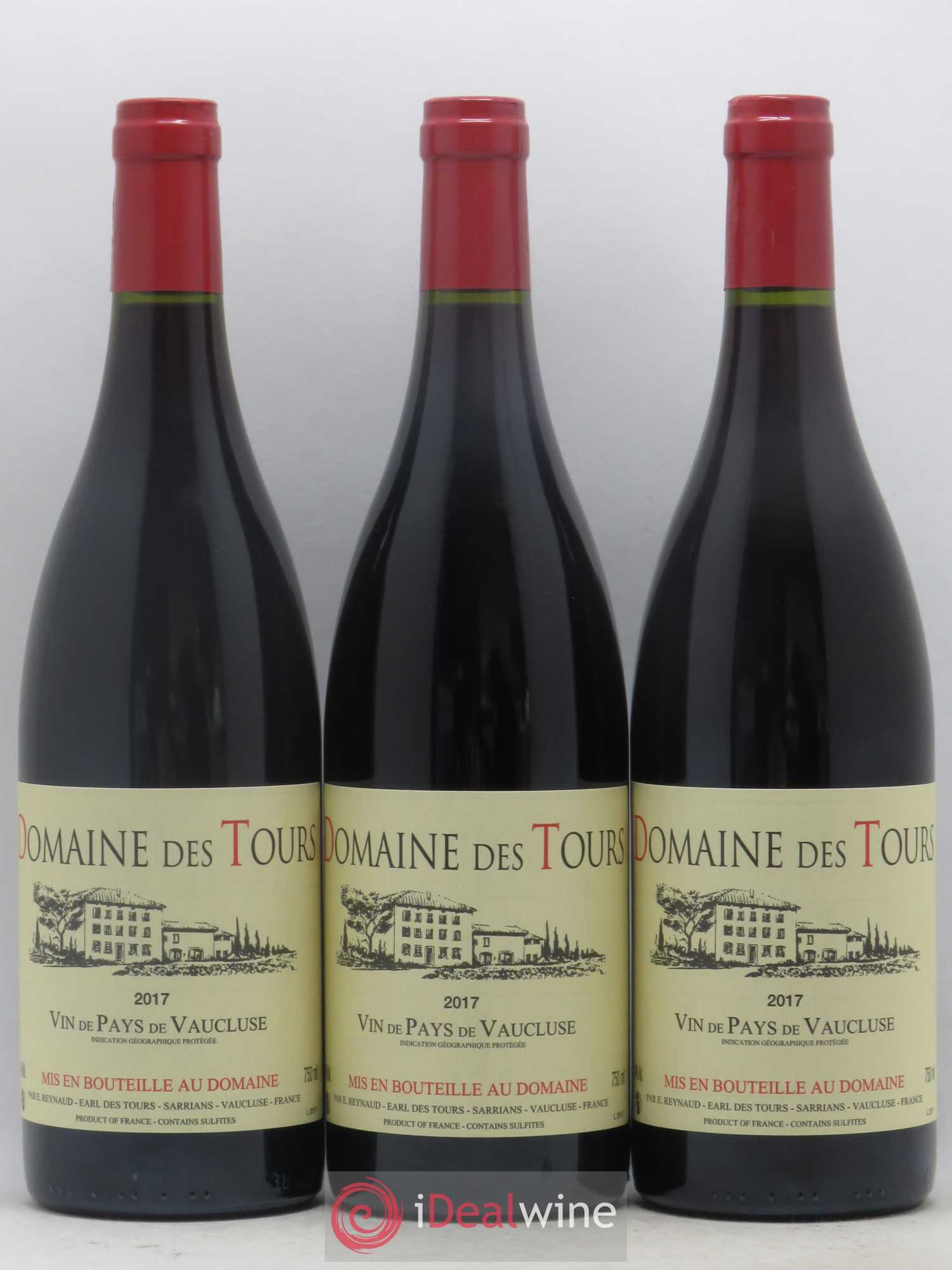 Vaucluse (Vin de Pays de Vaucluse) Domaine des Tours Emmanuel Reynaud 2017 - Lotto di 6 bottiglie - 1