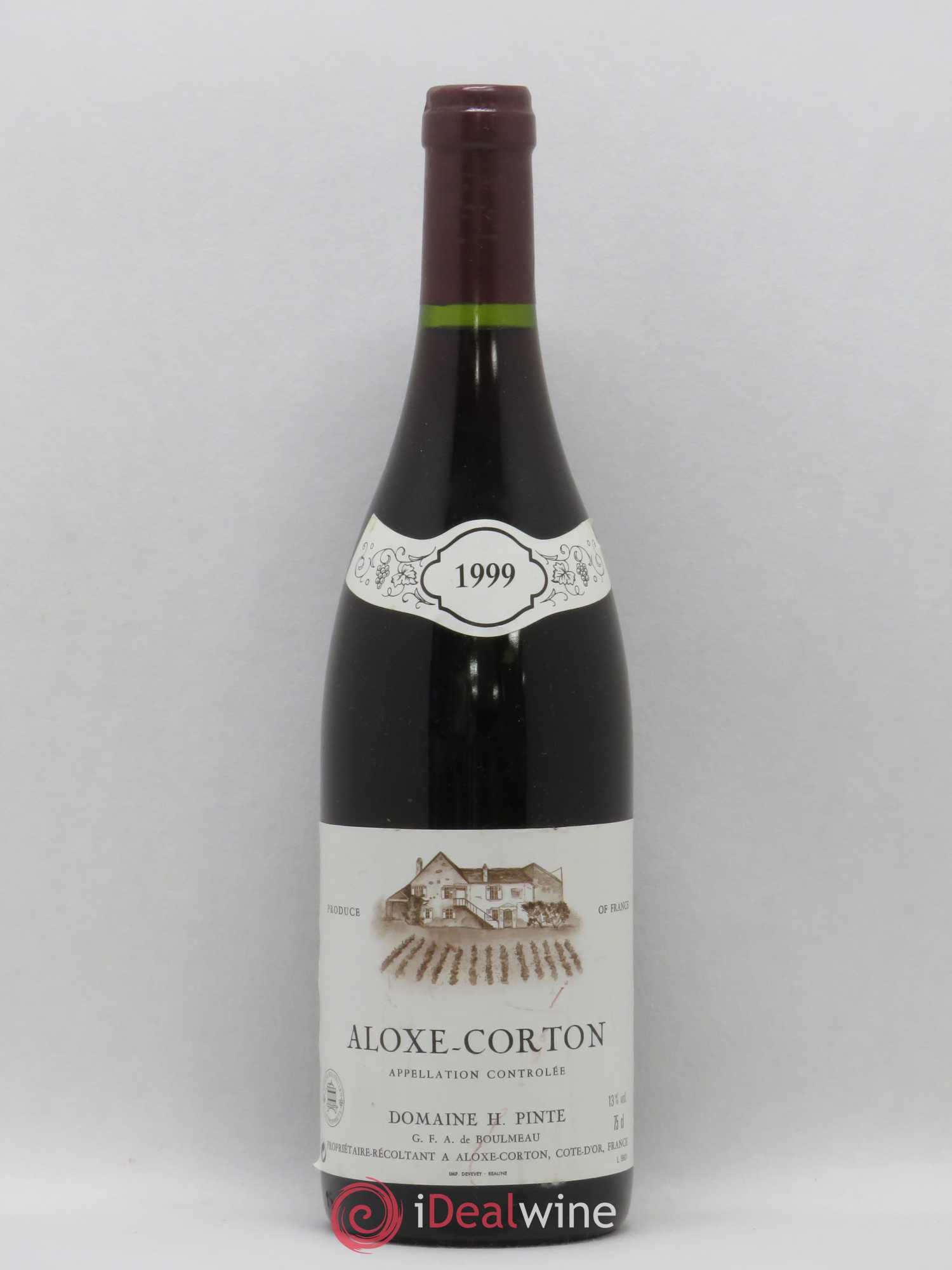 Corton Grand Cru Domaine Pinte Aloxe Corton 1999 - Lotto di 1 bottiglia - 0