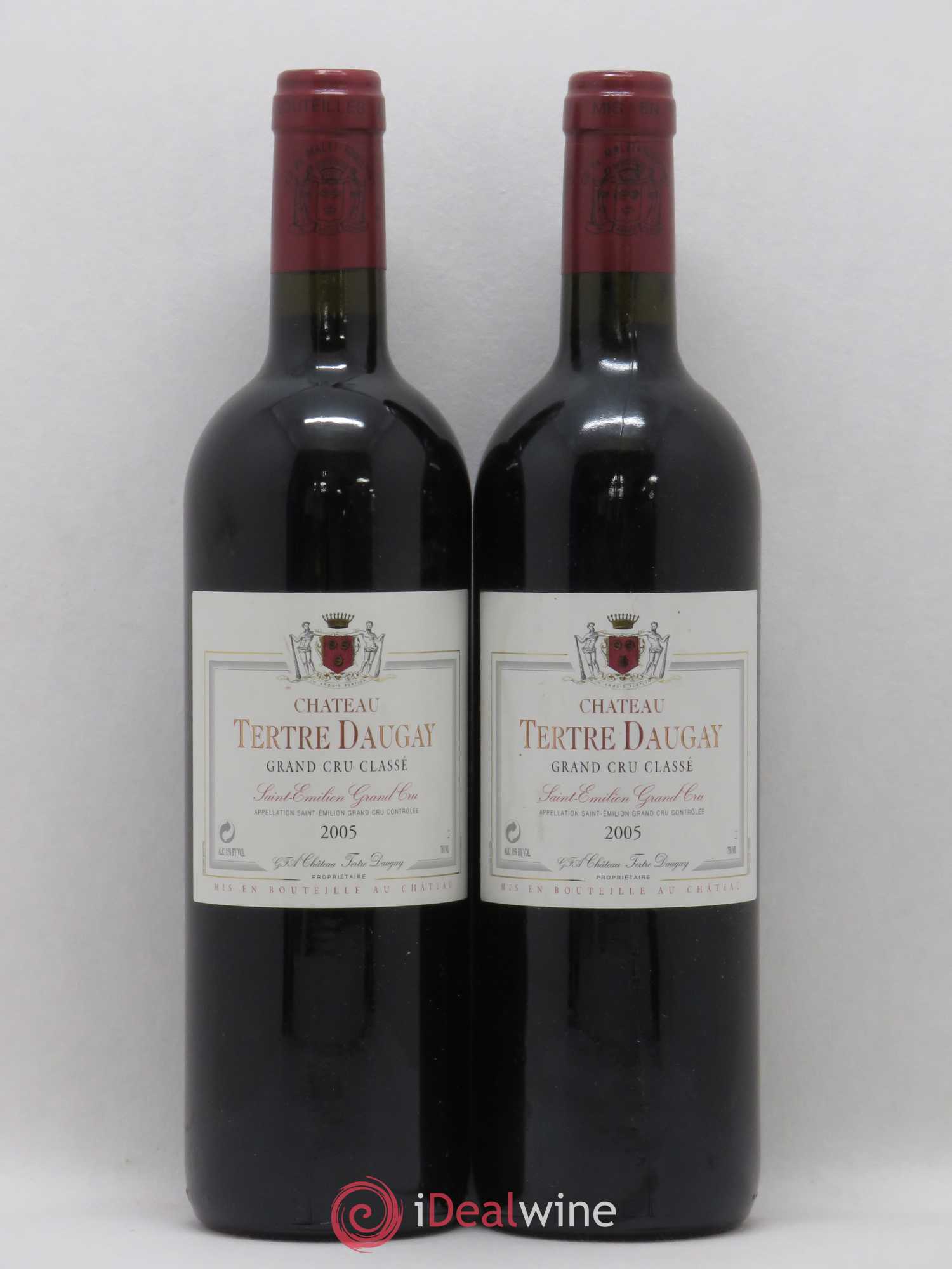 Château Tertre Daugay Grand Cru Classé 2005 - Lot de 2 bouteilles - 0