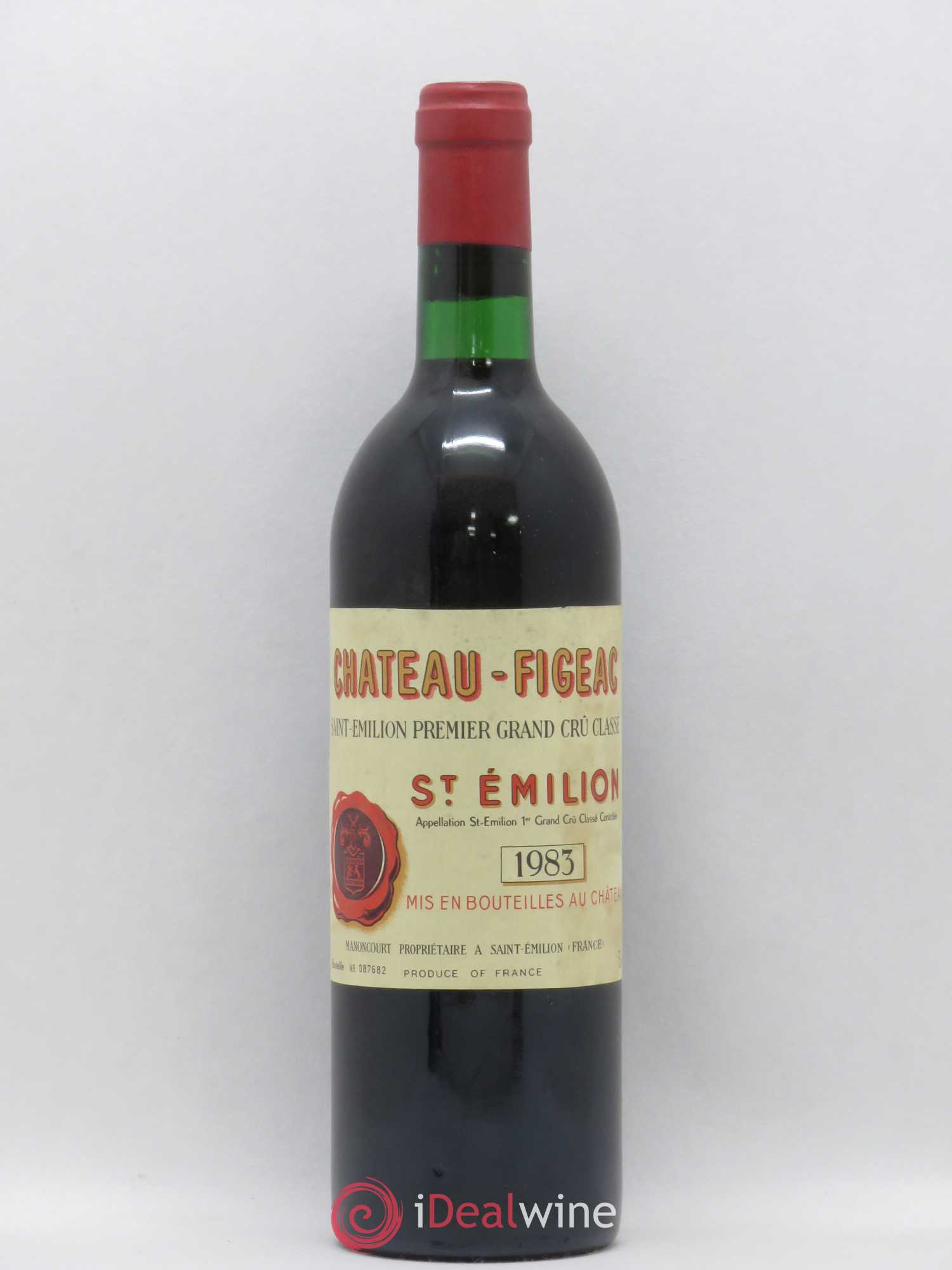 Château Figeac 1er Grand Cru Classé A 1983 - Lot de 1 bouteille - 0