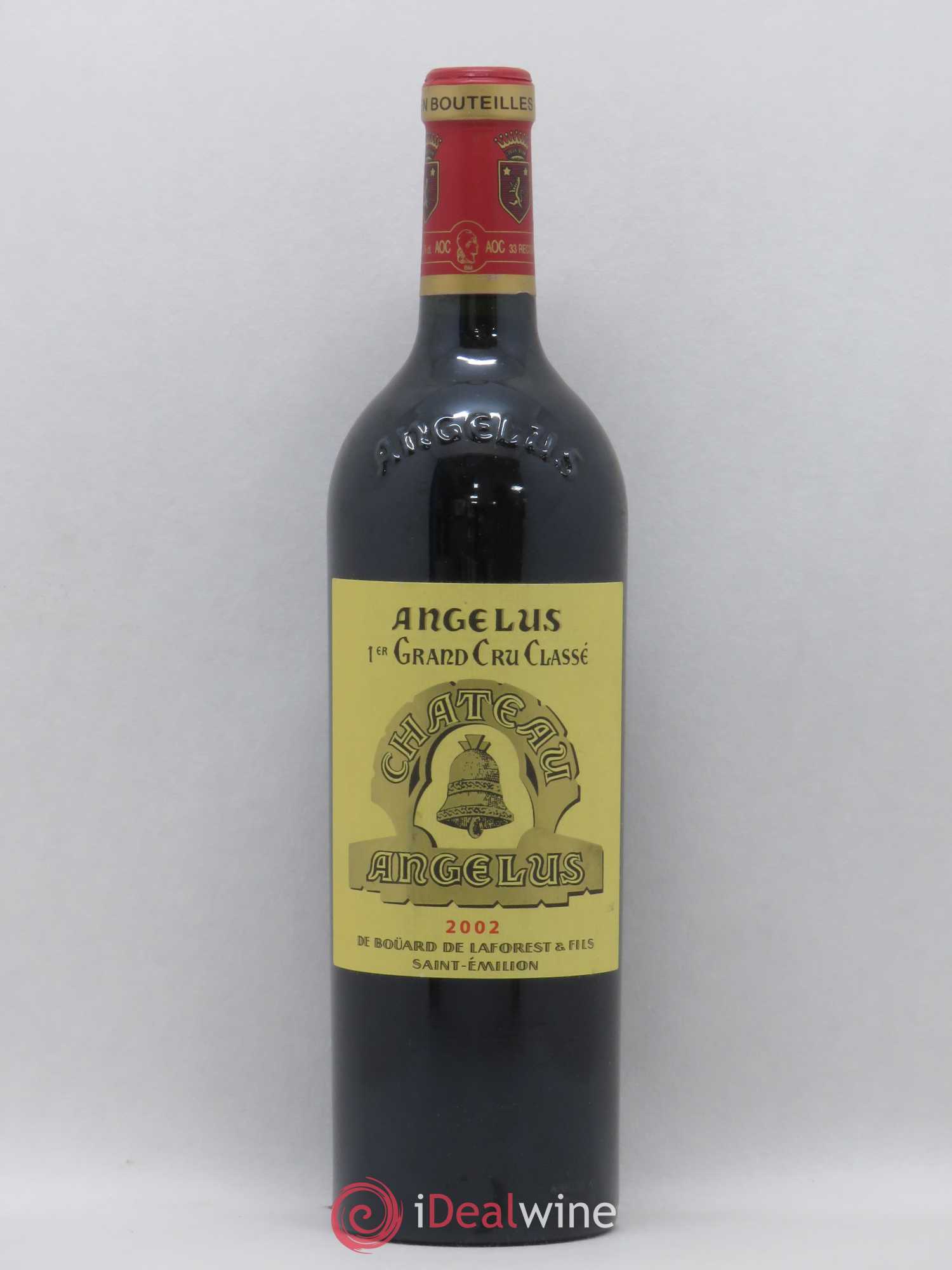 Château Angélus 1er Grand Cru Classé A 2002 - Lot de 1 bouteille - 0