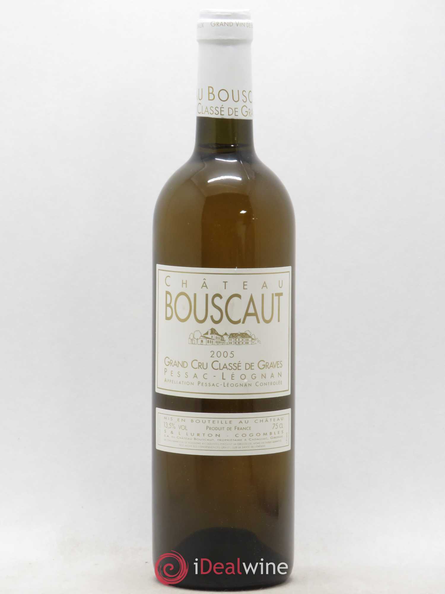 Château Bouscaut Cru Classé de Graves 2005 - Lot de 1 bouteille - 0