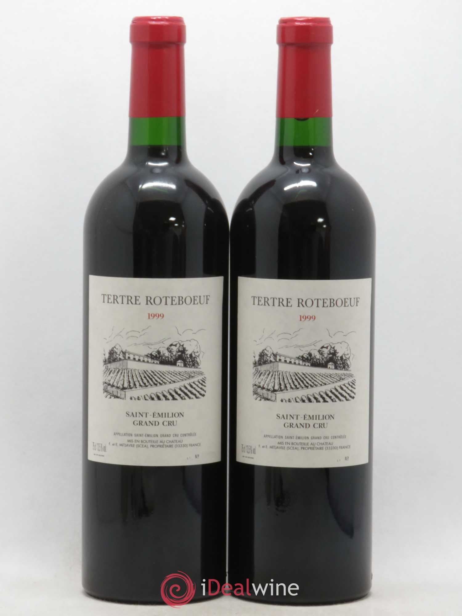 Château Tertre Roteboeuf 1999 - Posten von 2 Flaschen - 0