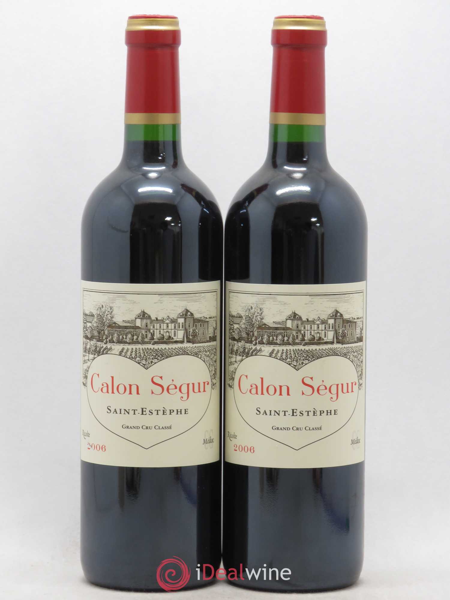 Château Calon Ségur 3ème Grand Cru Classé 2006 - Lot de 2 bouteilles - 0