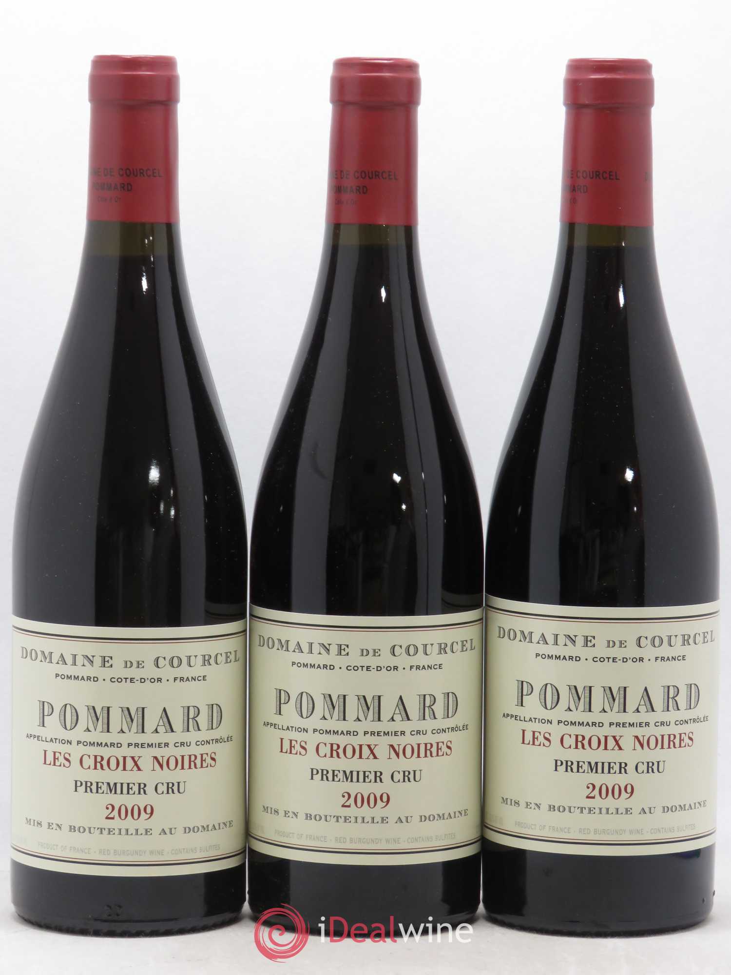 Pommard 1er Cru Les Croix Noires de Courcel (Domaine) 2009 - Lot de 3 bouteilles - 0