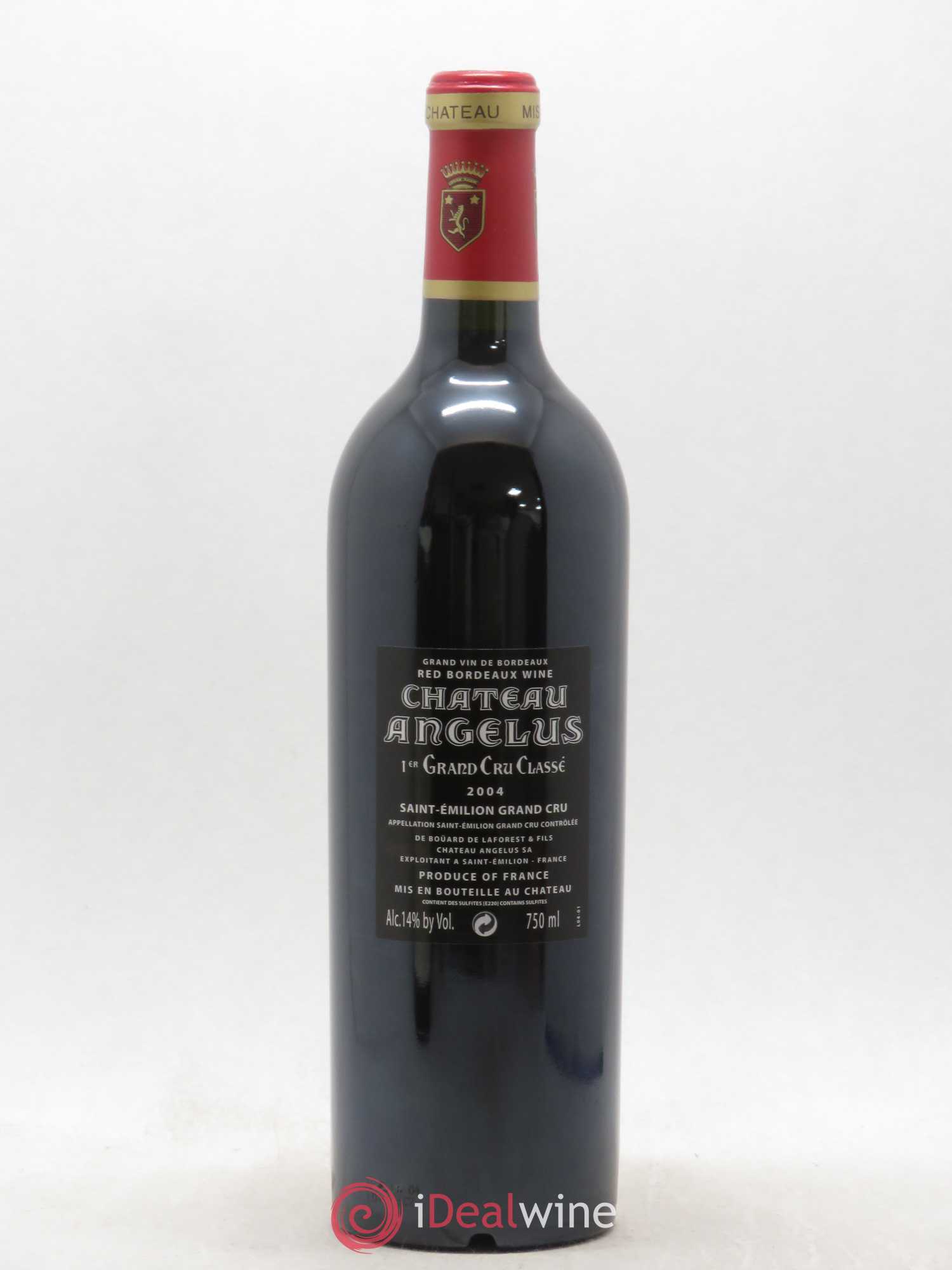 Château Angélus 1er Grand Cru Classé A 2004 - Lot de 1 bouteille - 1