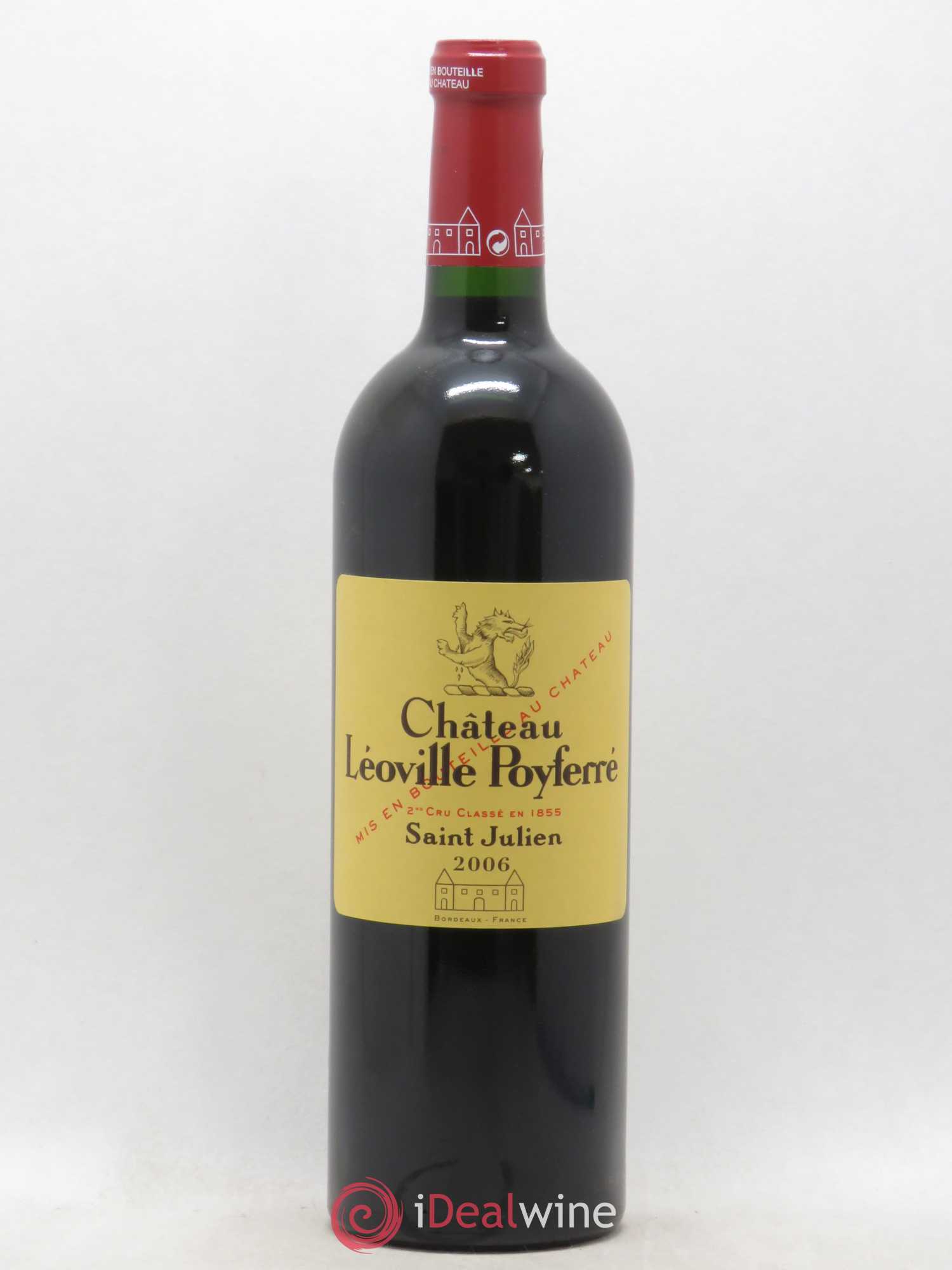 Château Léoville Poyferré 2ème Grand Cru Classé 2006 - Lot de 1 bouteille - 0