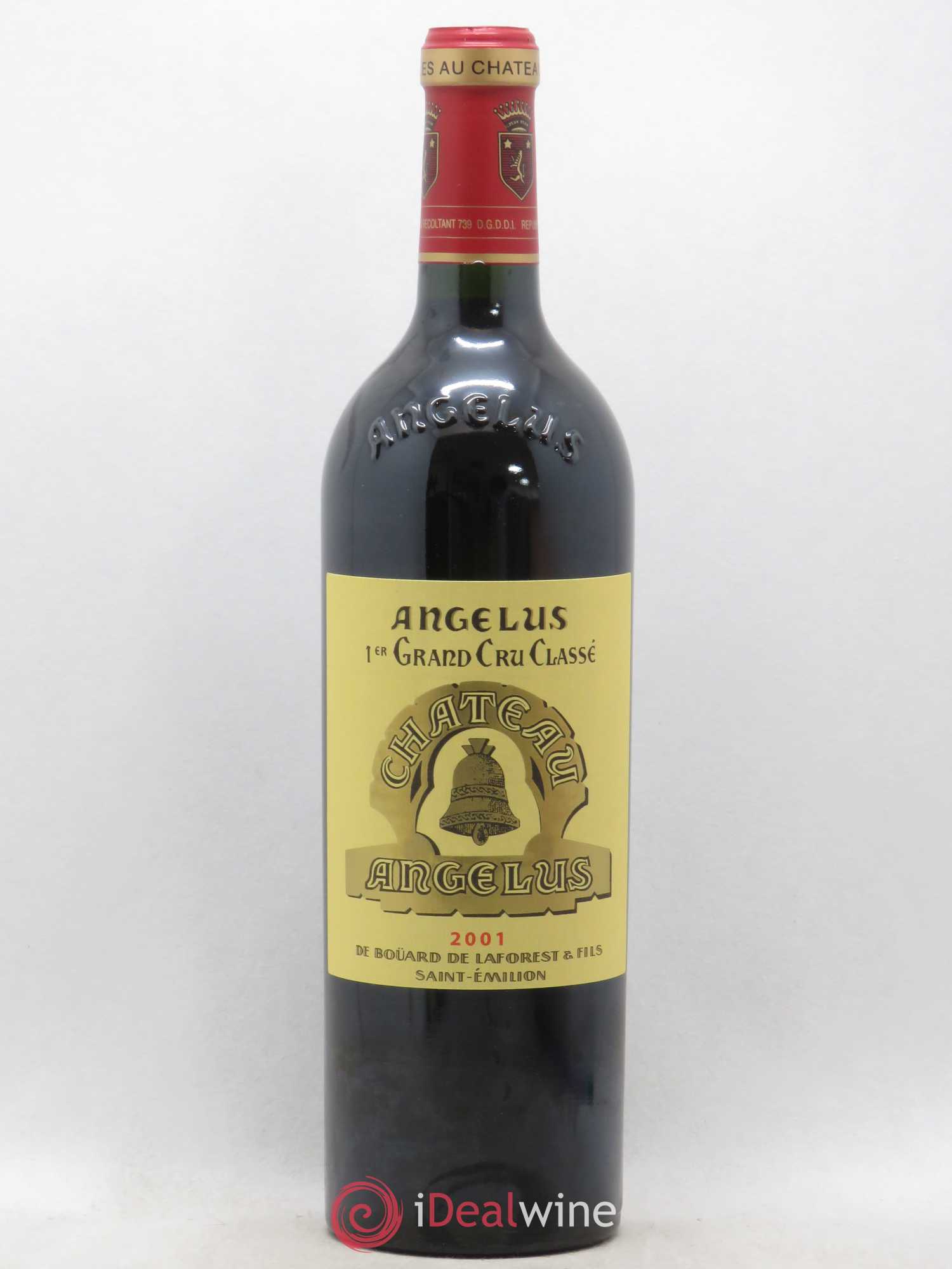 Château Angélus 1er Grand Cru Classé A 2001 - Lot de 1 bouteille - 0