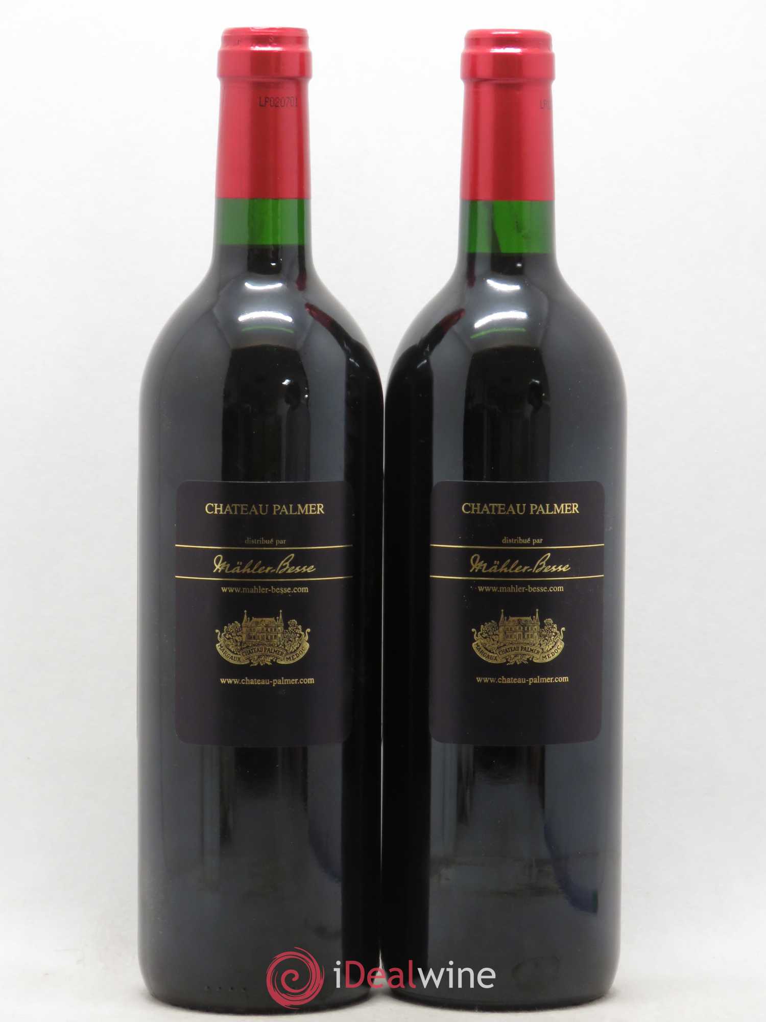 Château Palmer 3ème Grand Cru Classé 2002 - Lot de 2 bouteilles - 1