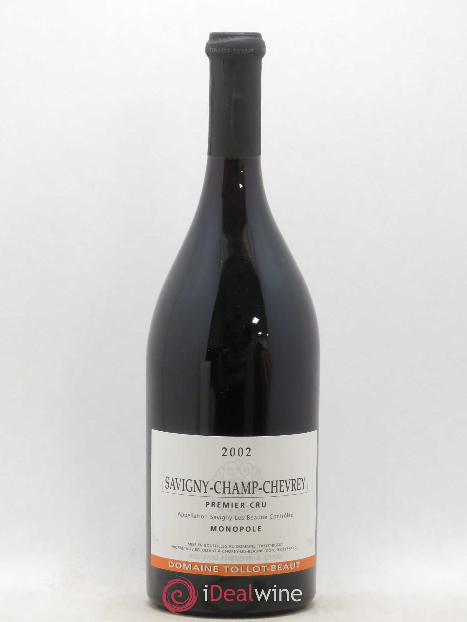 Savigny-lès-Beaune 1er Cru Champ-Chevrey Tollot Beaut (Domaine) 2002 - Lot de 1 bouteille - 0