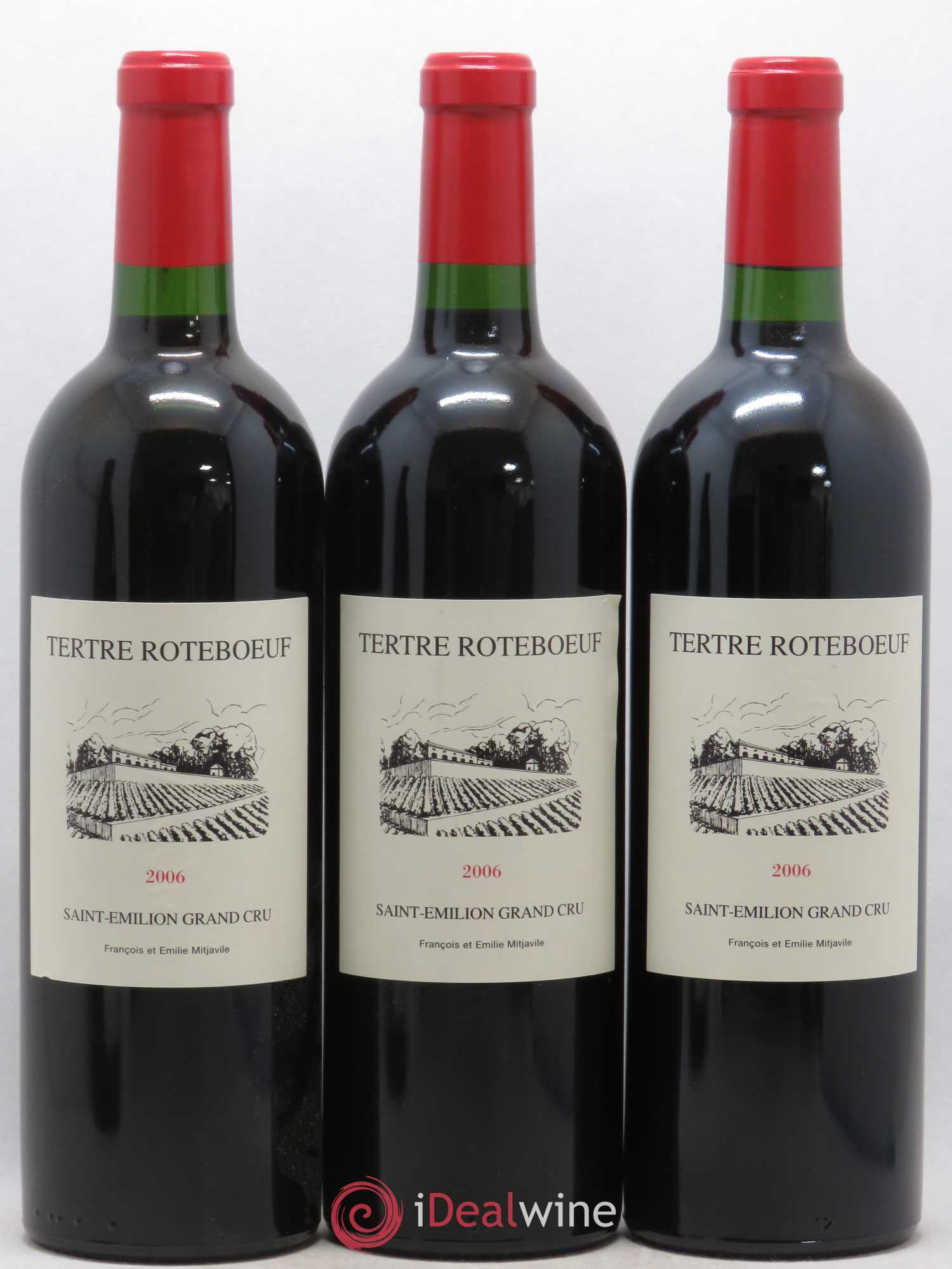 Château Tertre Roteboeuf 2006 - Posten von 3 Flaschen - 0