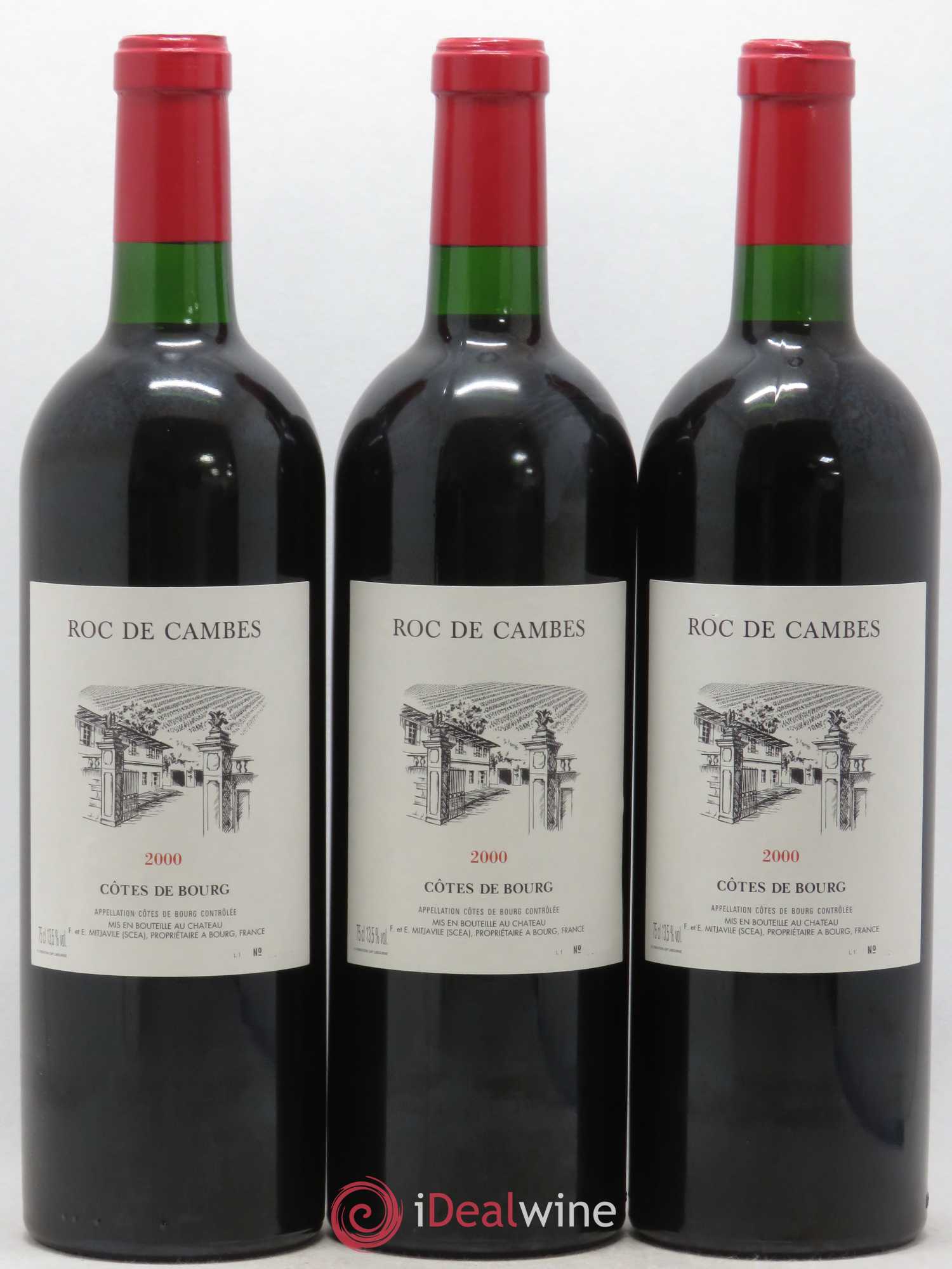 Roc de Cambes 2000 - Posten von 3 Flaschen - 0