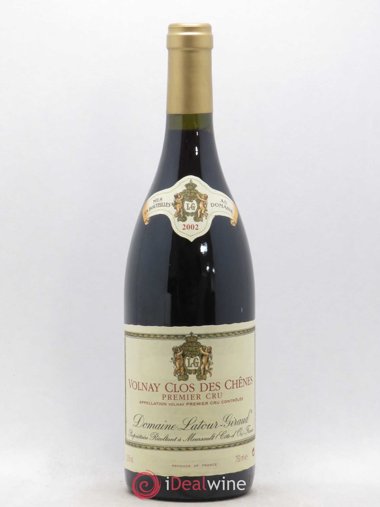Volnay 1er Cru Clos des Chenes Latour Giraud 2002 - Posten von 1 Flasche - 0