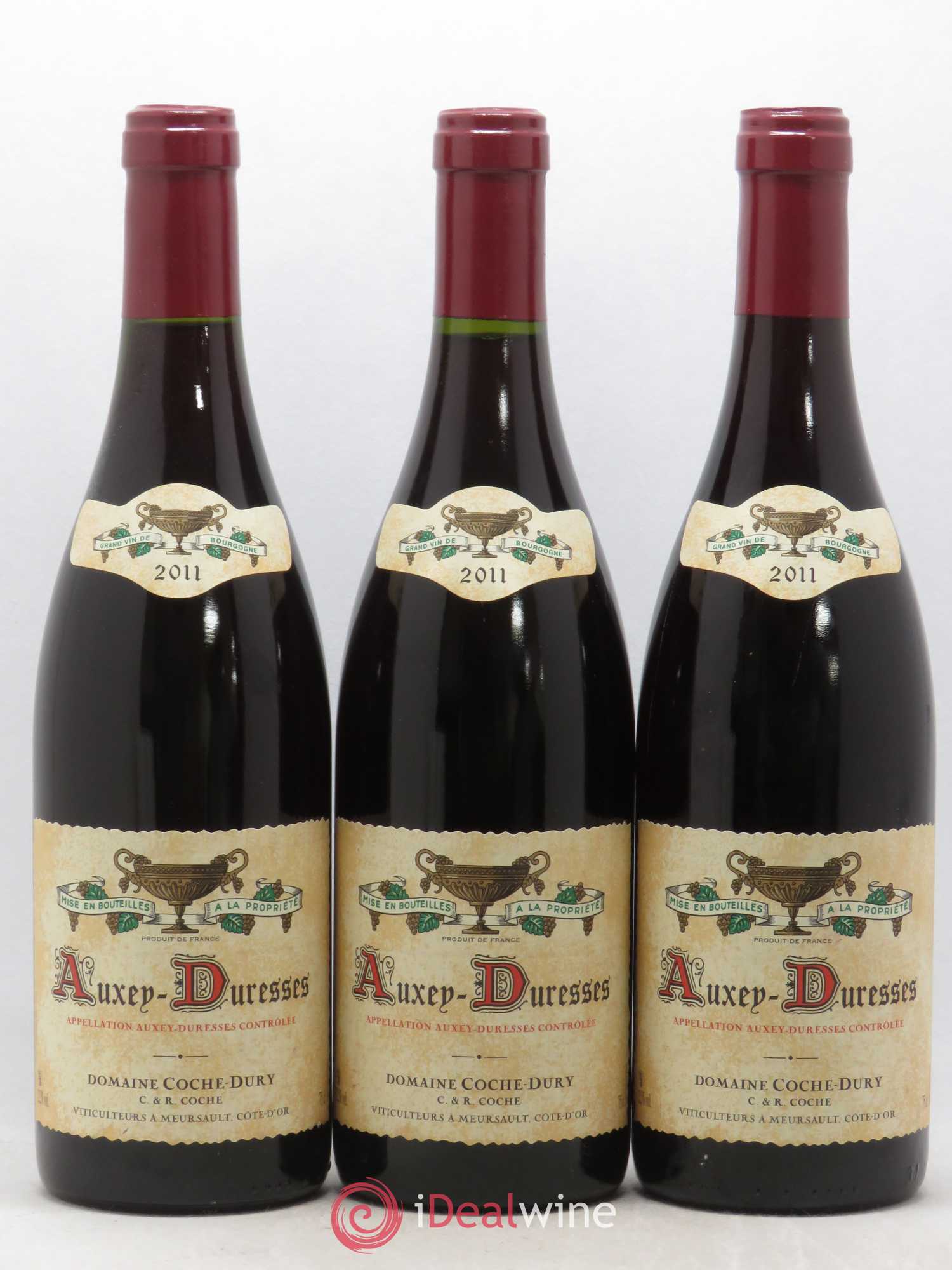 Auxey-Duresses Coche Dury (Domaine) 2011 - Lot de 3 bouteilles - 0