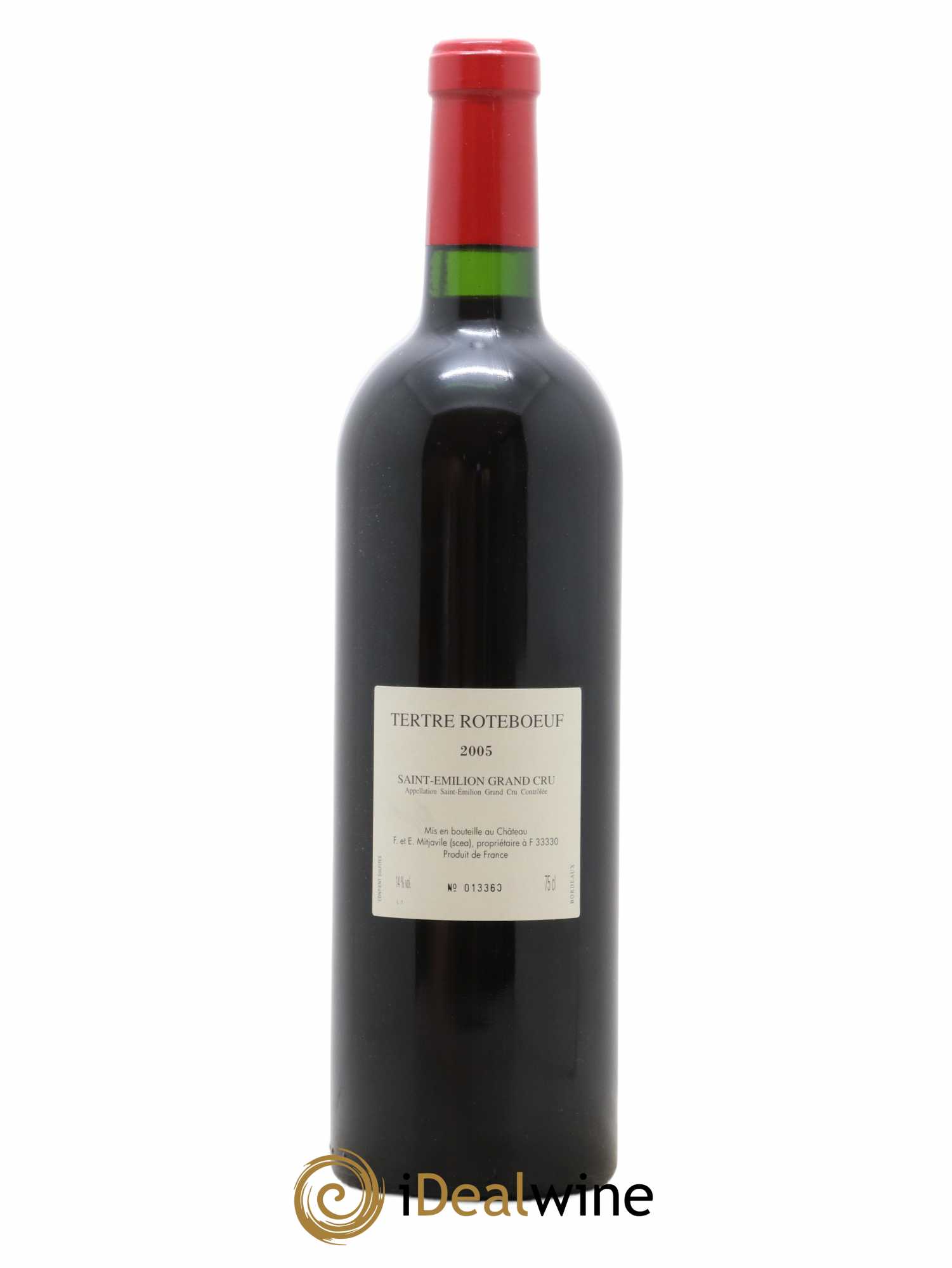 Château Tertre Roteboeuf 2005 - Lot de 1 bouteille - 1