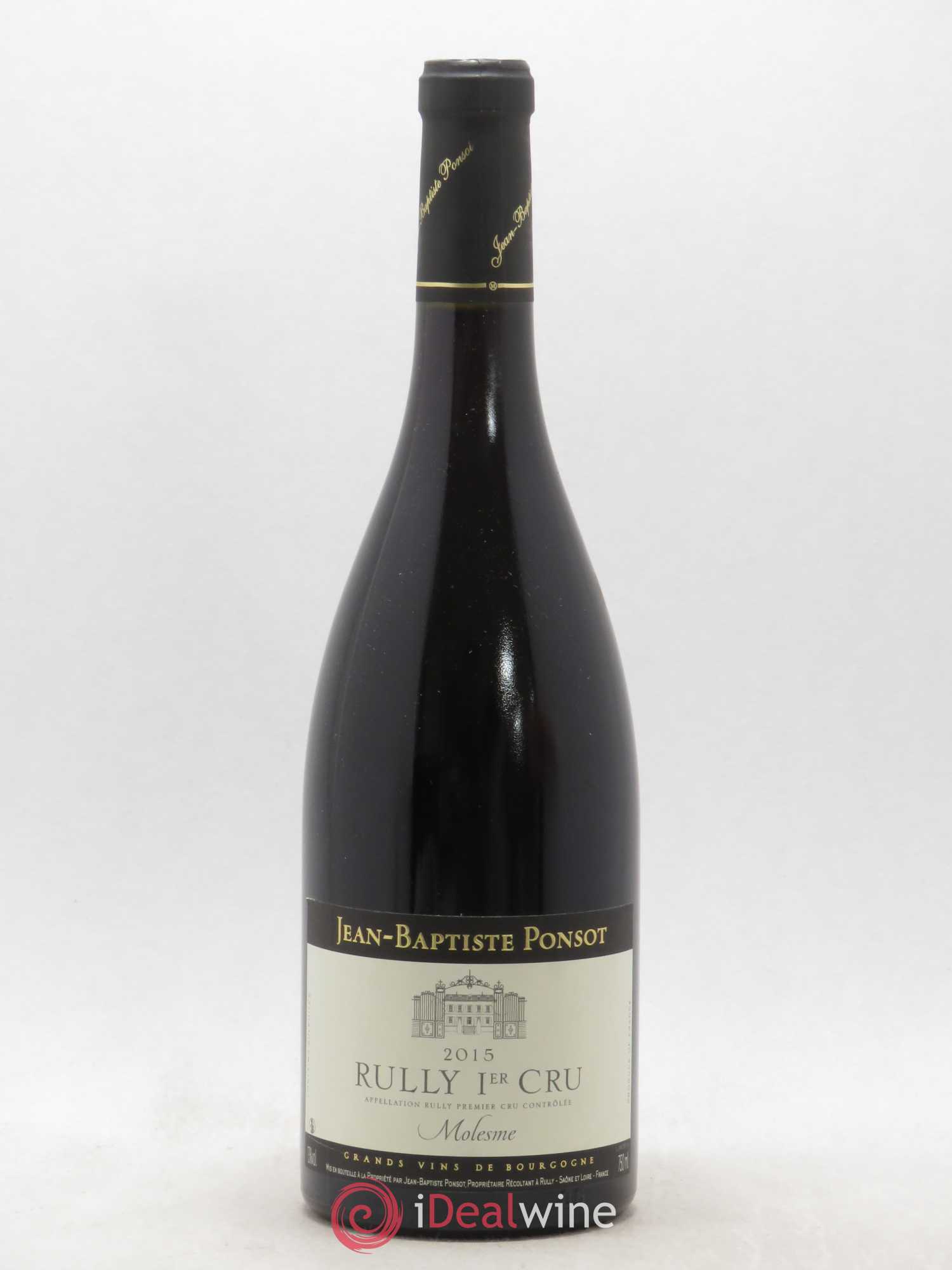 Rully 1er Cru Molesme Jean-Baptiste Ponsot 2015 - Lot de 1 bouteille - 0