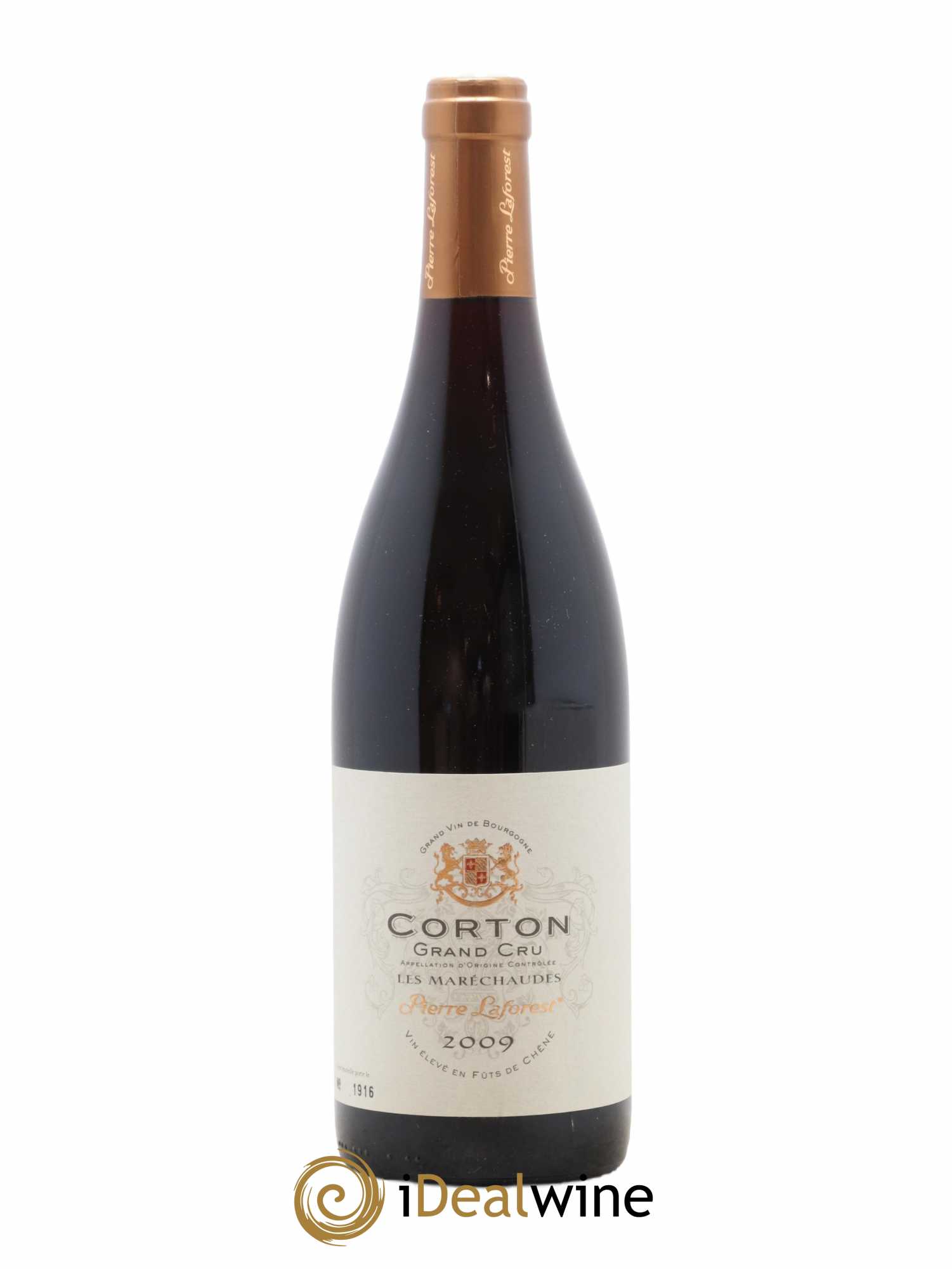 Corton Grand Cru Les Marechaudes Pierre Laforest 2009 - Posten von 1 Flasche - 0