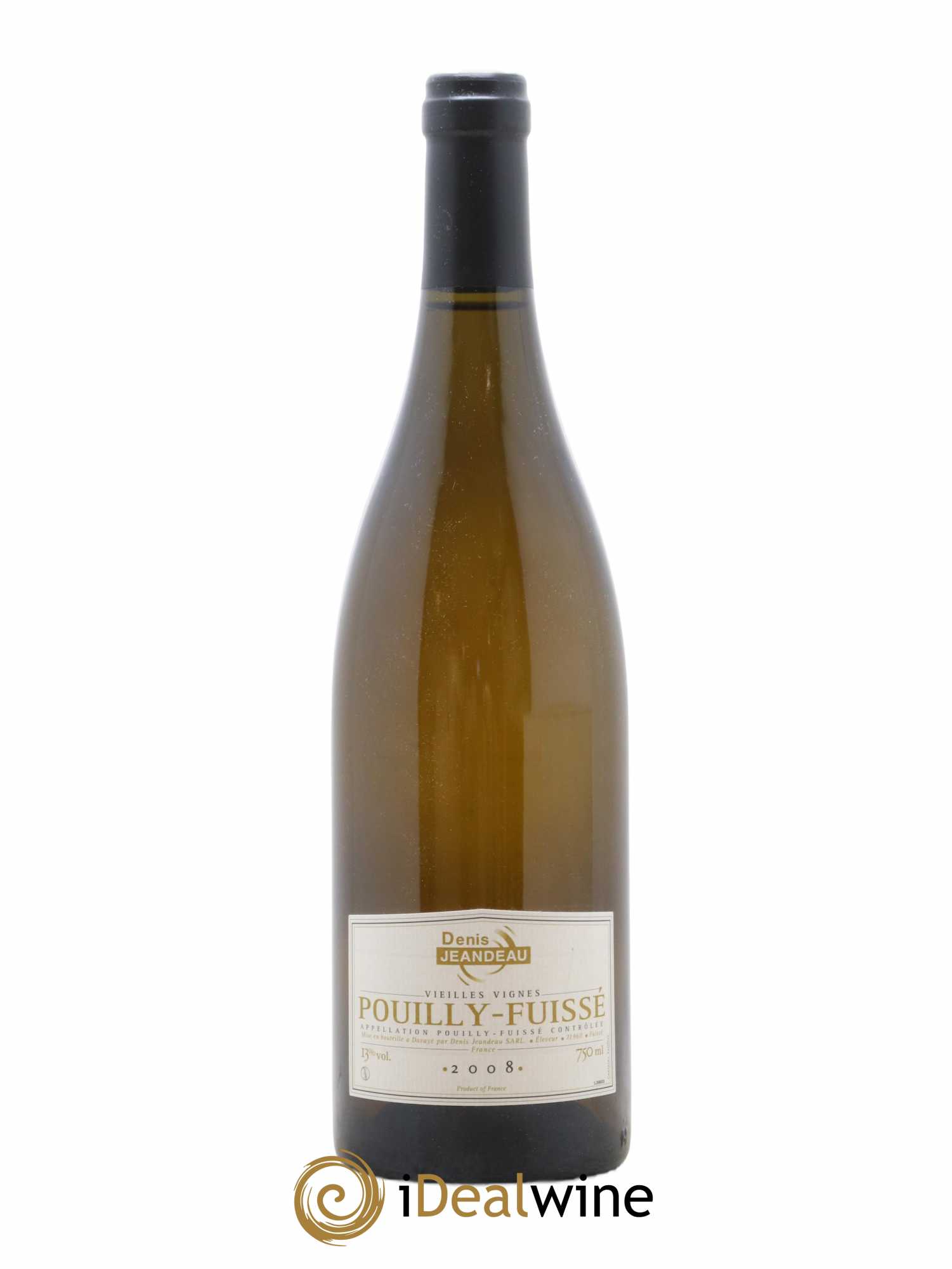 Pouilly-Fuissé Vieilles Vignes Denis Jeandeau 2008 - Posten von 1 Flasche - 0