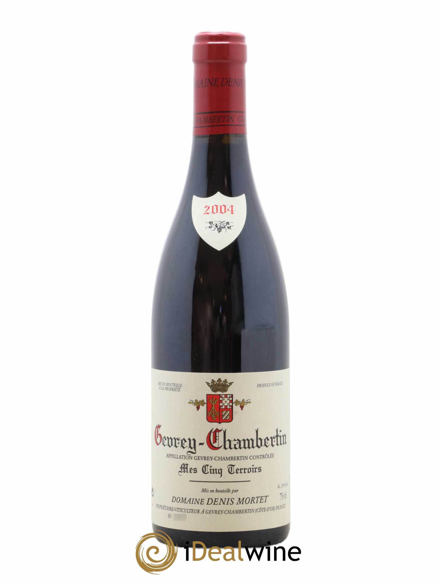Gevrey-Chambertin Mes Cinq Terroirs Denis Mortet (Domaine) 2004 - Lot de 1 bouteille - 0
