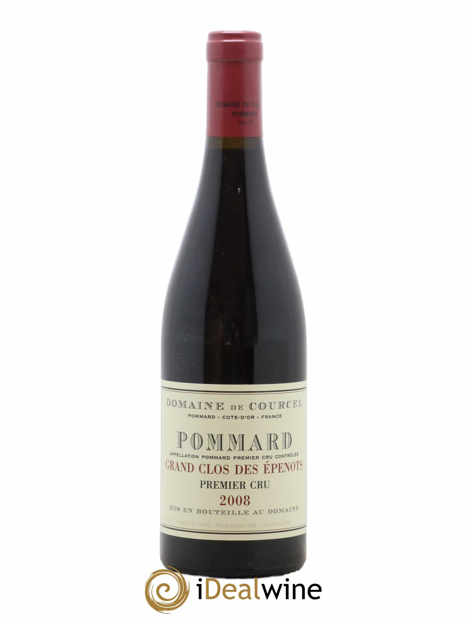Pommard 1er Cru Grand Clos des Epenots de Courcel (Domaine) 2008 - Lot de 1 bouteille - 0