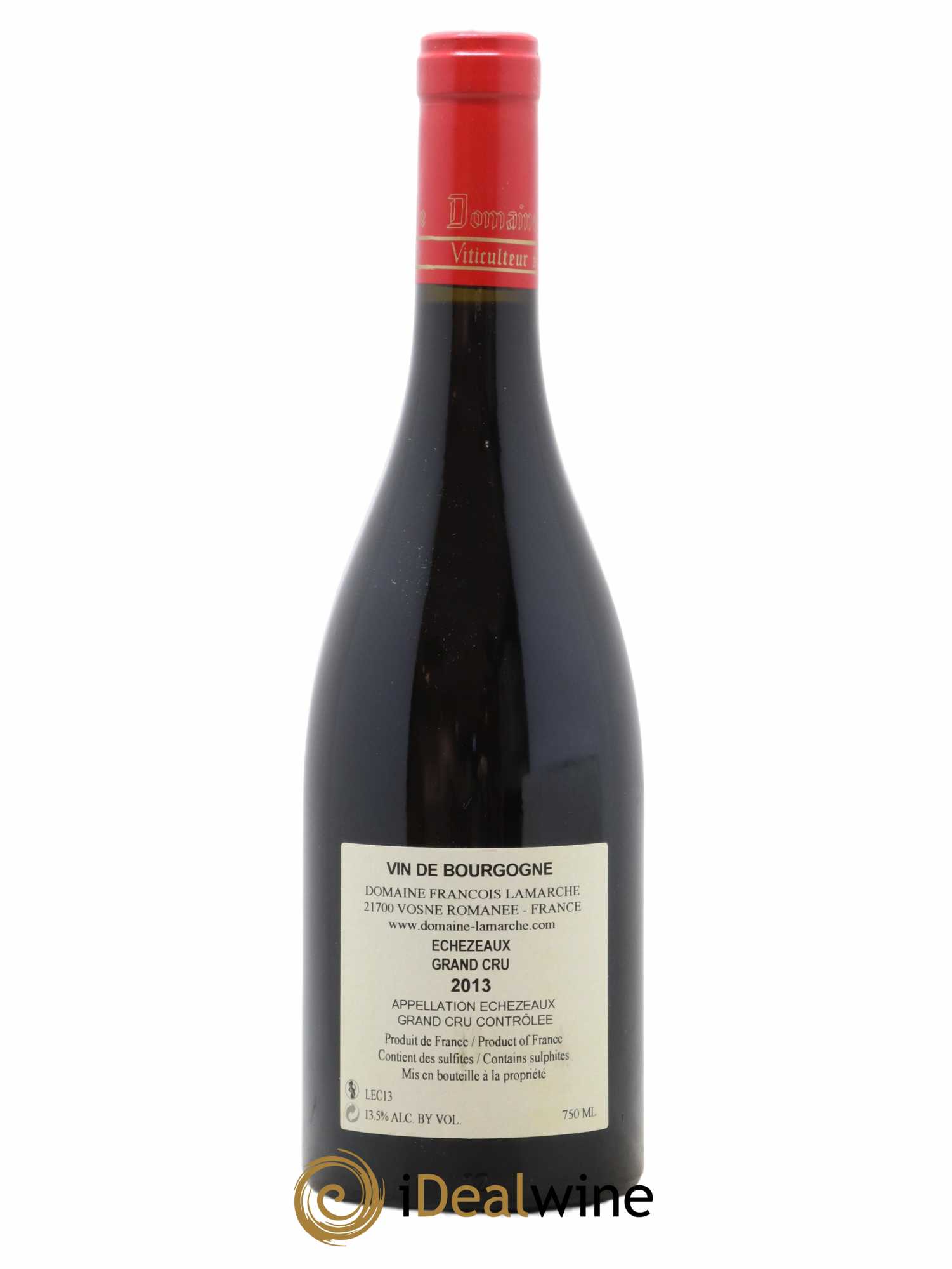 Echezeaux Grand Cru François Lamarche 2013 - Lot de 1 bouteille - 1
